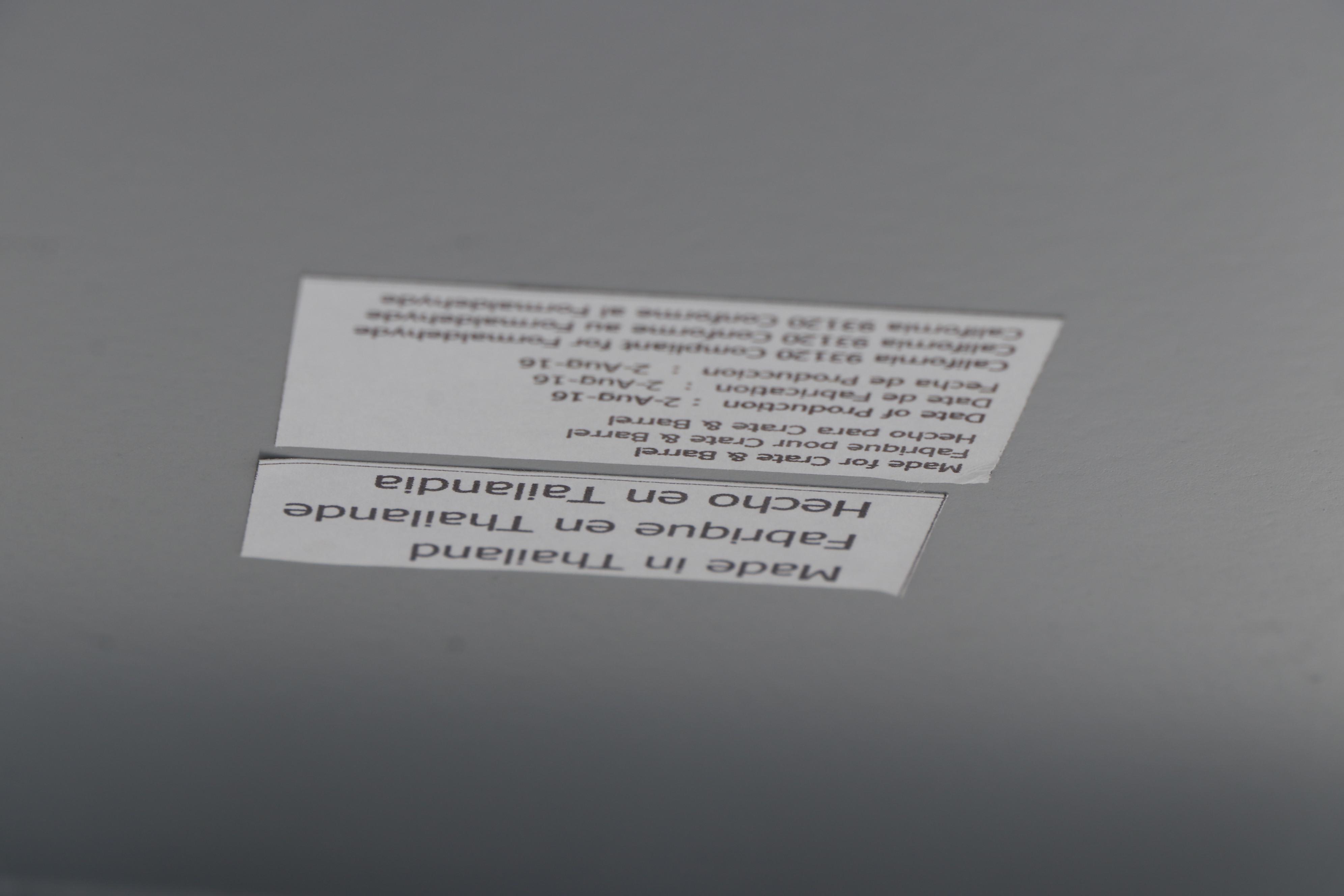 Contemporary Crate & Barrel Modern Metal Plated Top Work Table with Drop Leaf