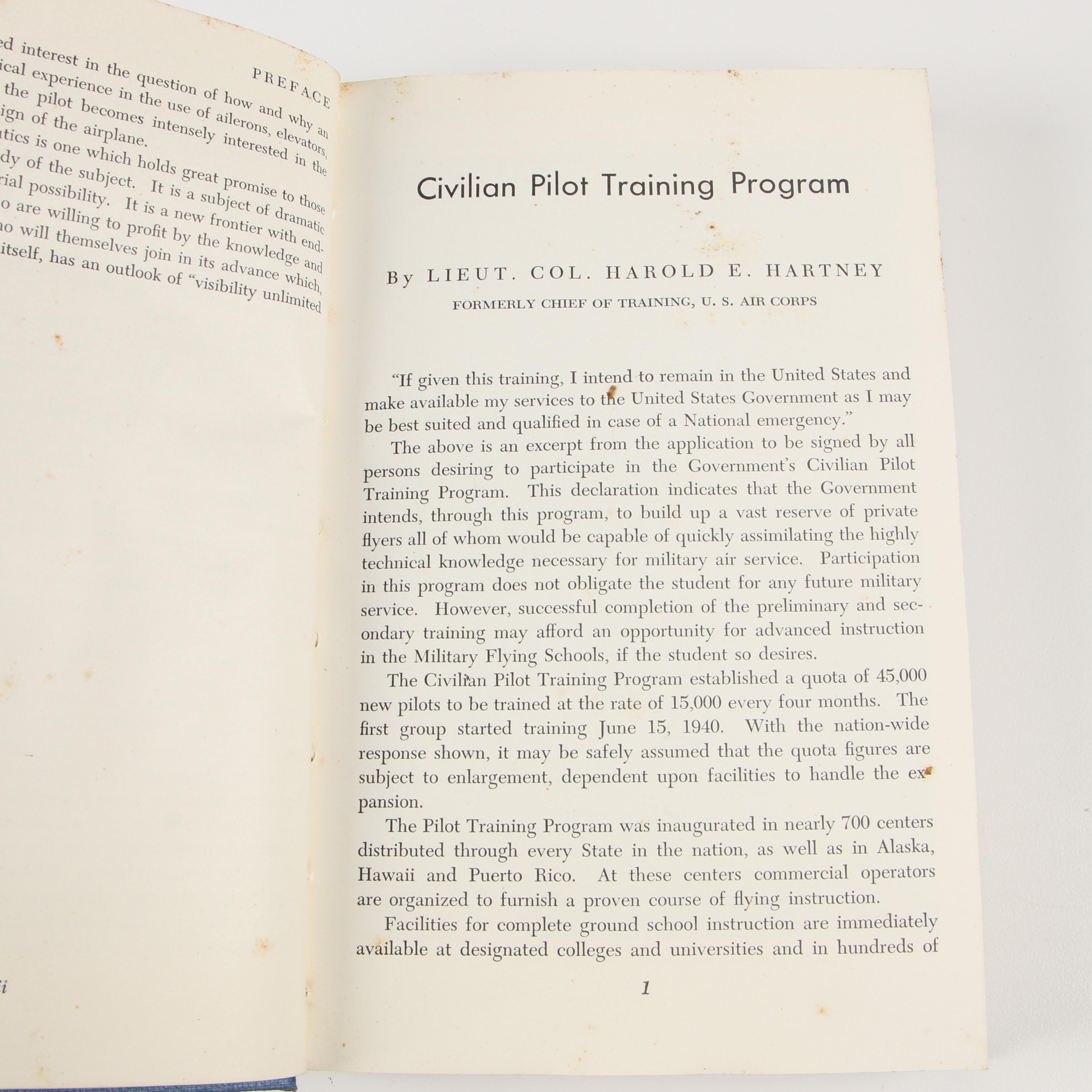 Aeronautical Books including Complete Set "Aircraft of the Fighting Powers"