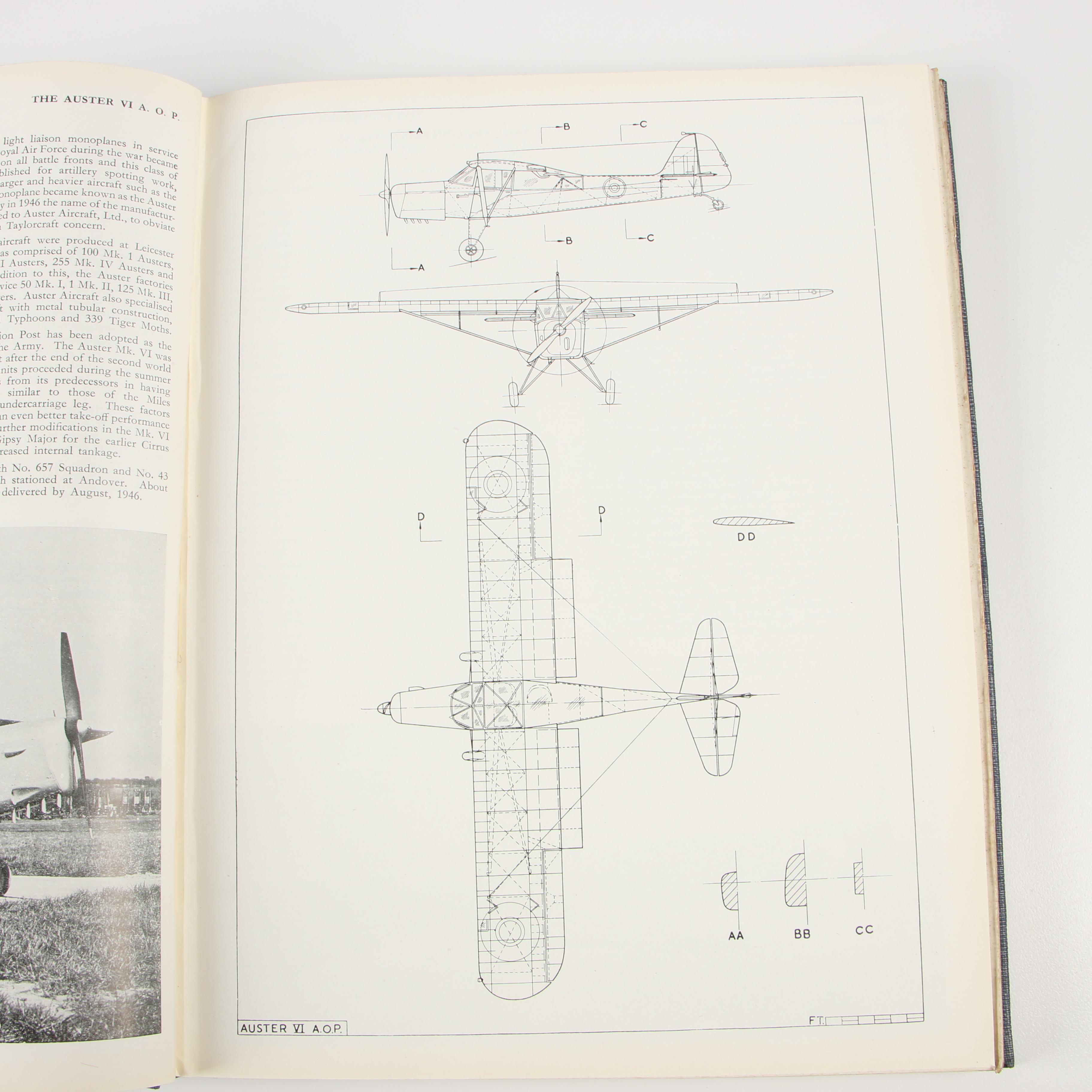 Aeronautical Books including Complete Set "Aircraft of the Fighting Powers"