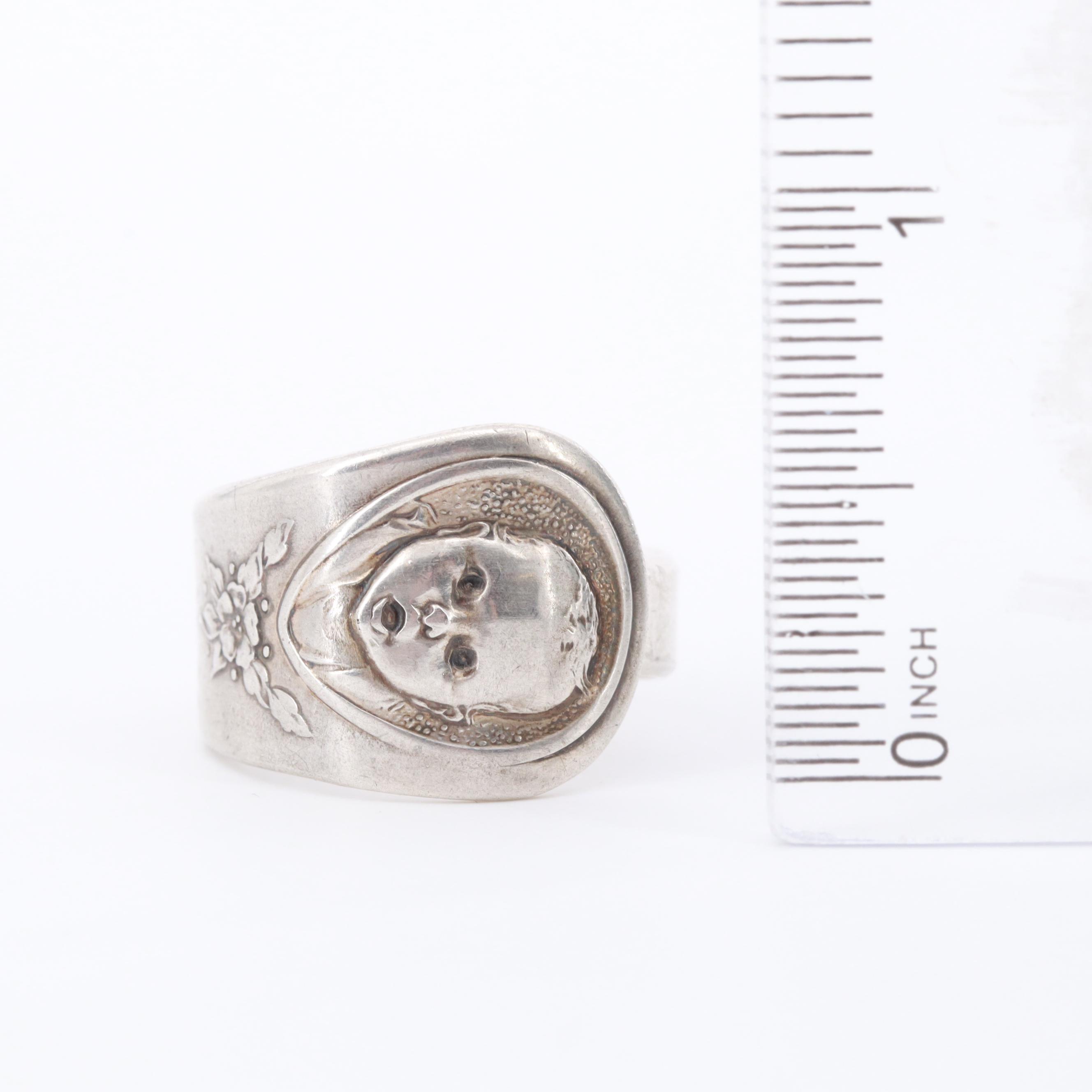 Vintage Oneida Gerber Baby Spoon Silver Tone Ring