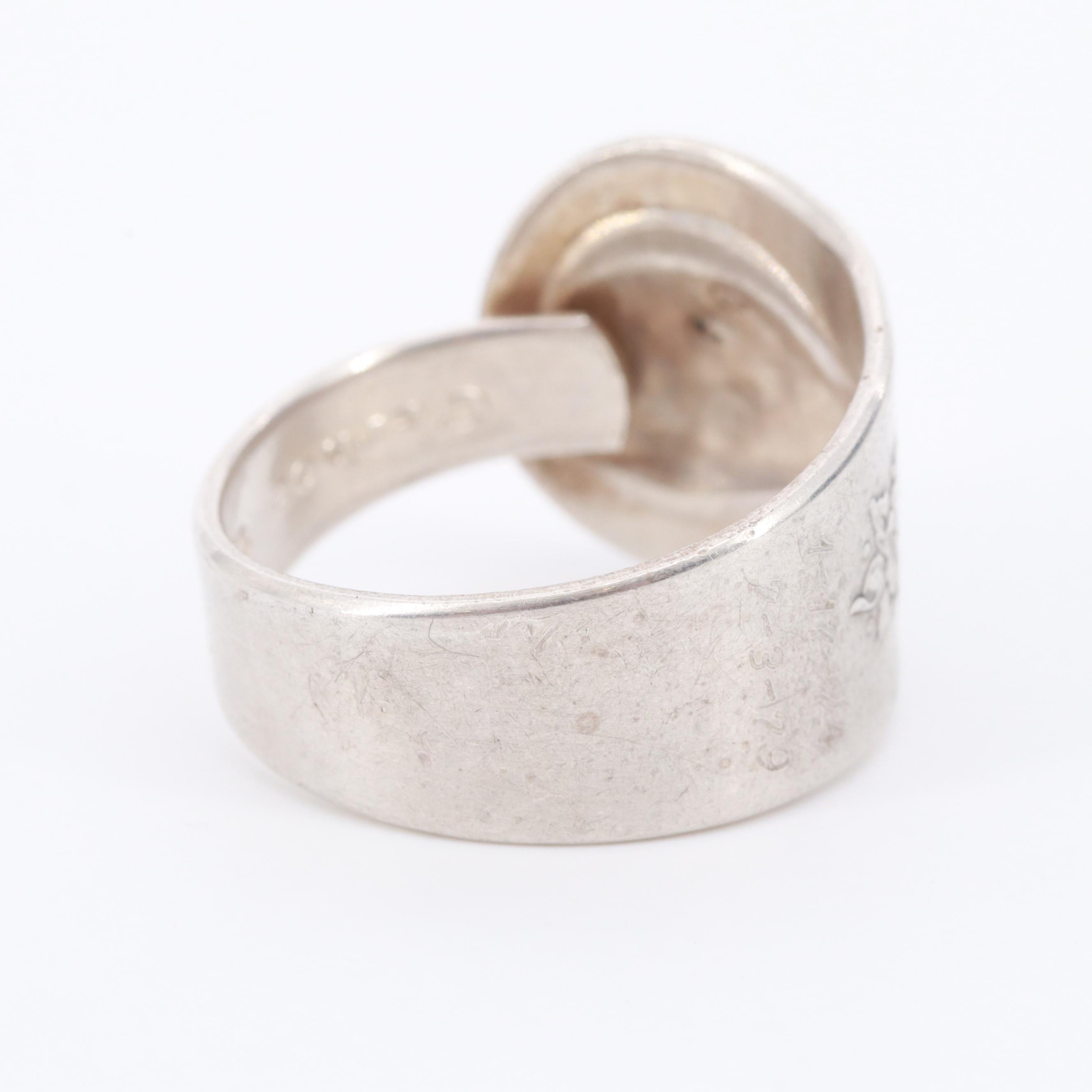 Vintage Oneida Gerber Baby Spoon Silver Tone Ring