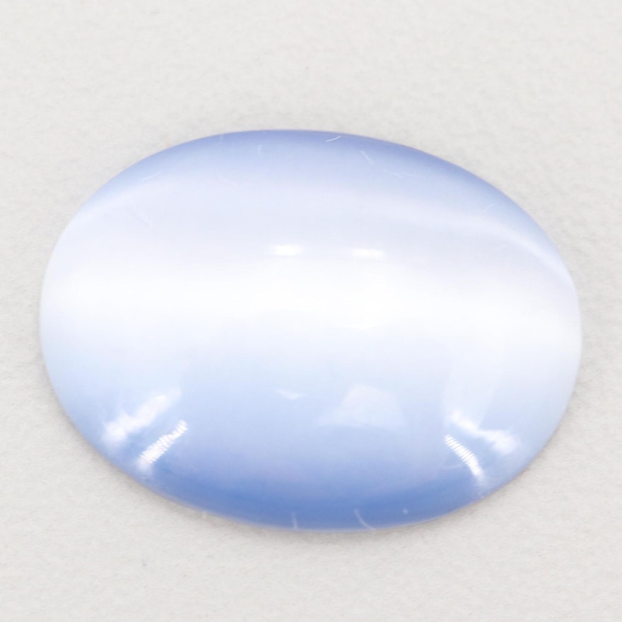 Loose 8.54 CT Synthetic Cat's Eye Sapphire Gemstone