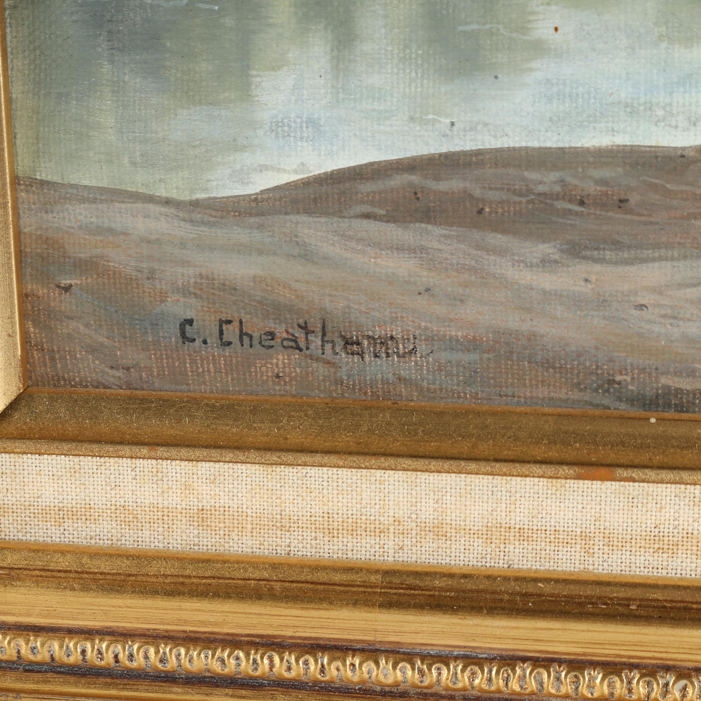 Charlotte Cheatham Oil Painting "Morning on the Llano"