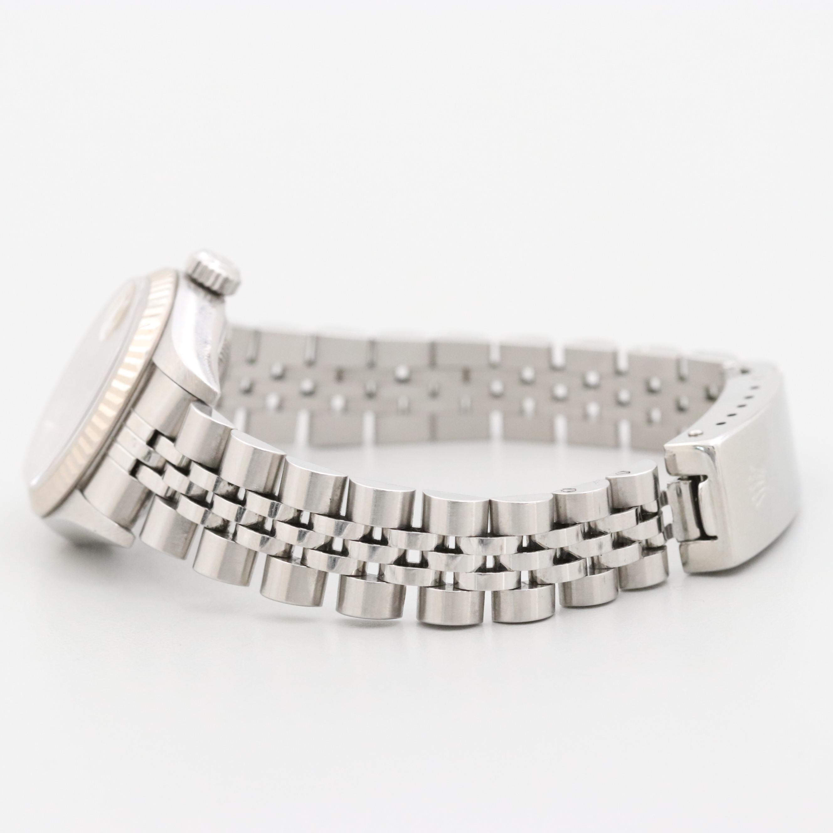 Rolex Datejust 18K Gold and Stainless Steel Watch With Salmon Dial, 2000