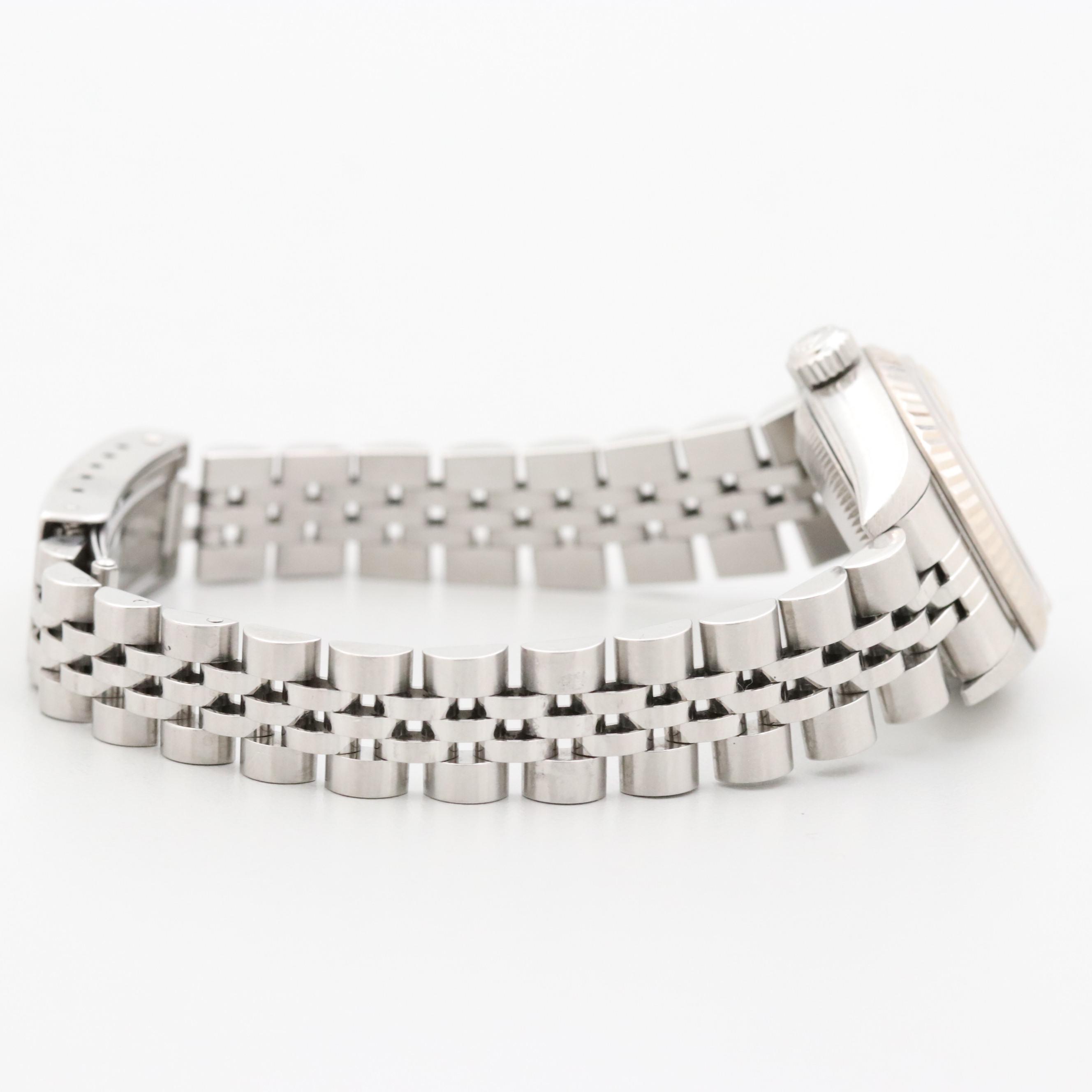 Rolex Datejust 18K Gold and Stainless Steel Watch With Salmon Dial, 2000