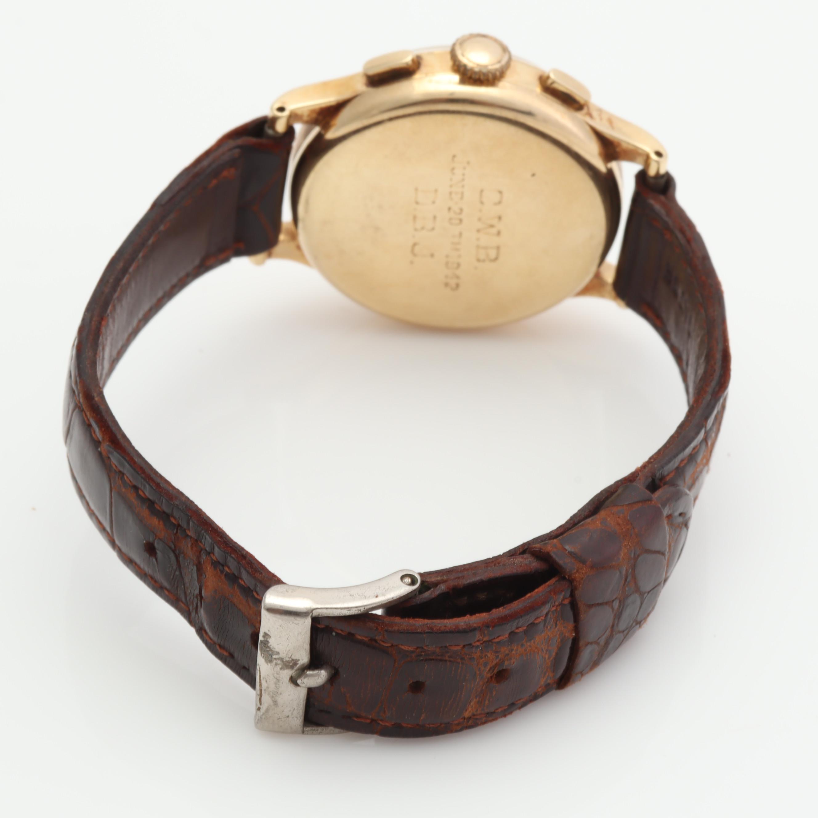 Movado 14K Yellow Gold 30MM 3-Piece Case Watch, Circa 1940