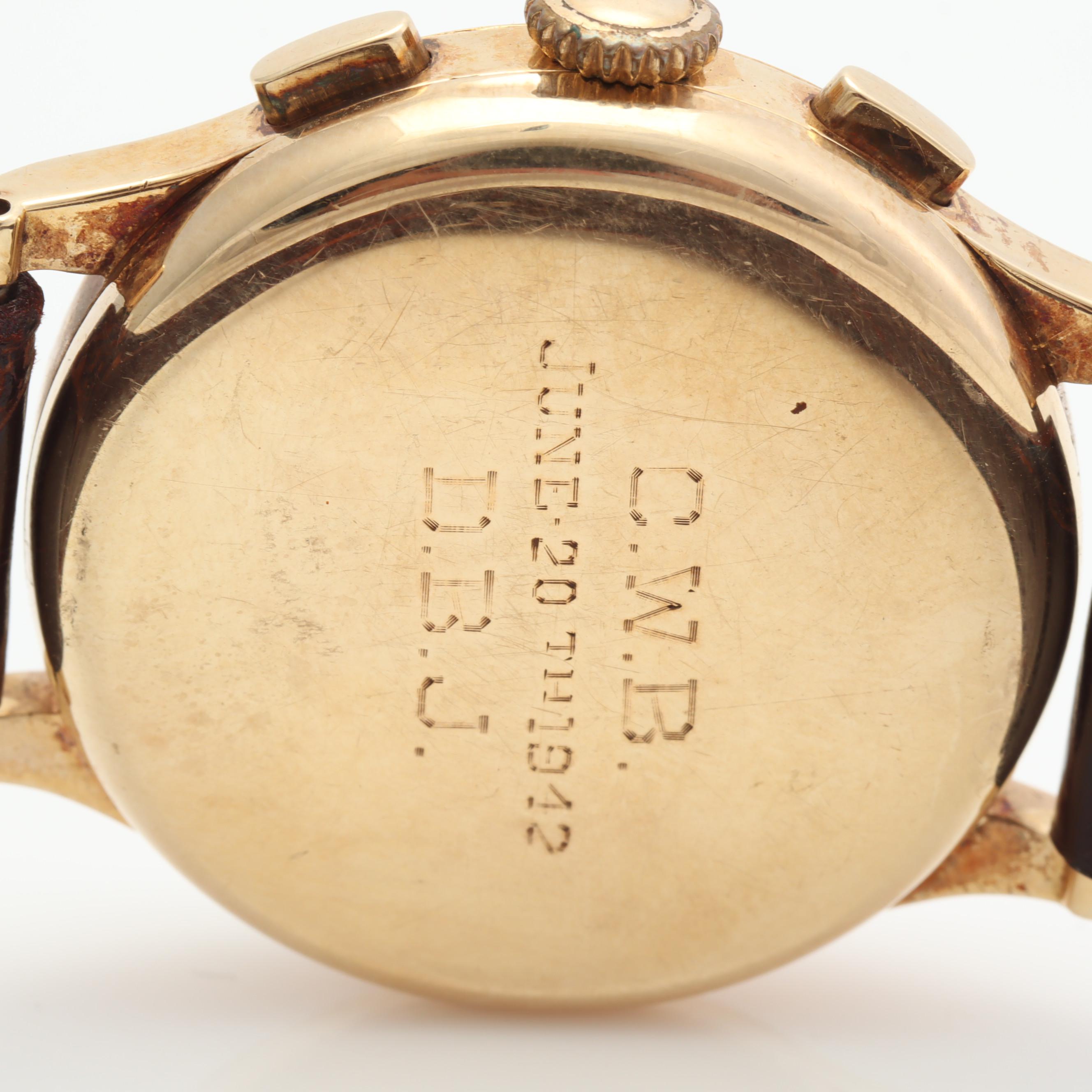Movado 14K Yellow Gold 30MM 3-Piece Case Watch, Circa 1940
