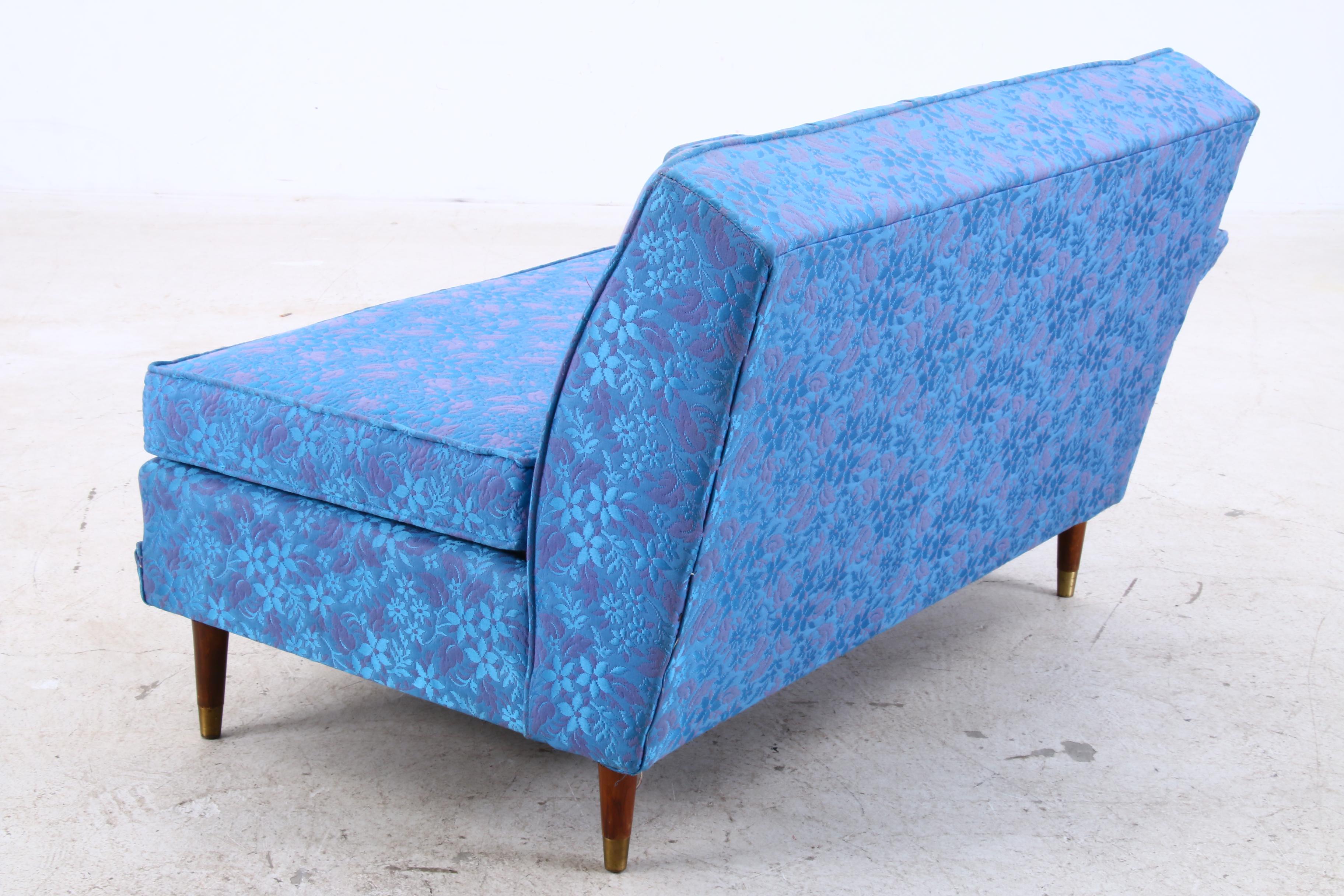 Rowe Furniture Matelasse Four Piece Sectional Sofa, Mid Century