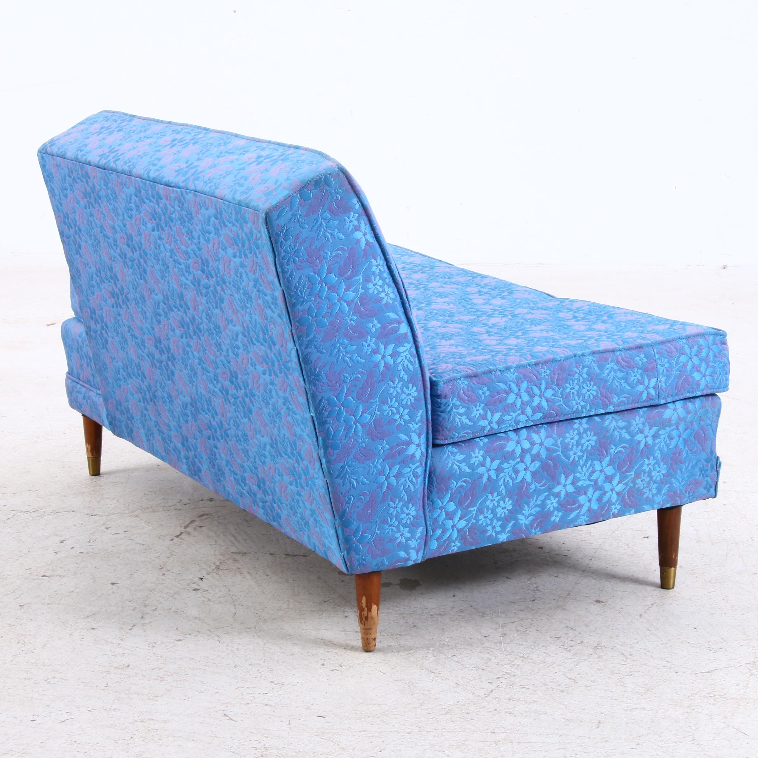 Rowe Furniture Matelasse Four Piece Sectional Sofa, Mid Century