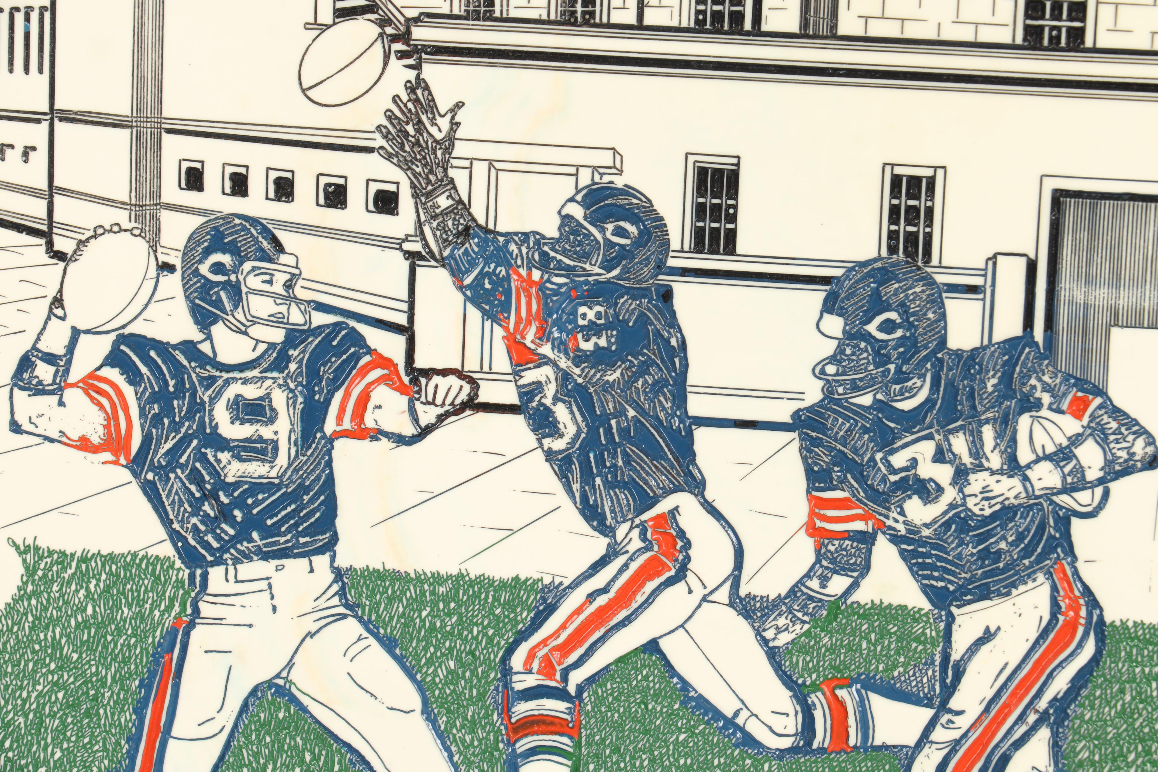 Eugene Andreyev Resin and Ceramic Composition "Chicago Bears"