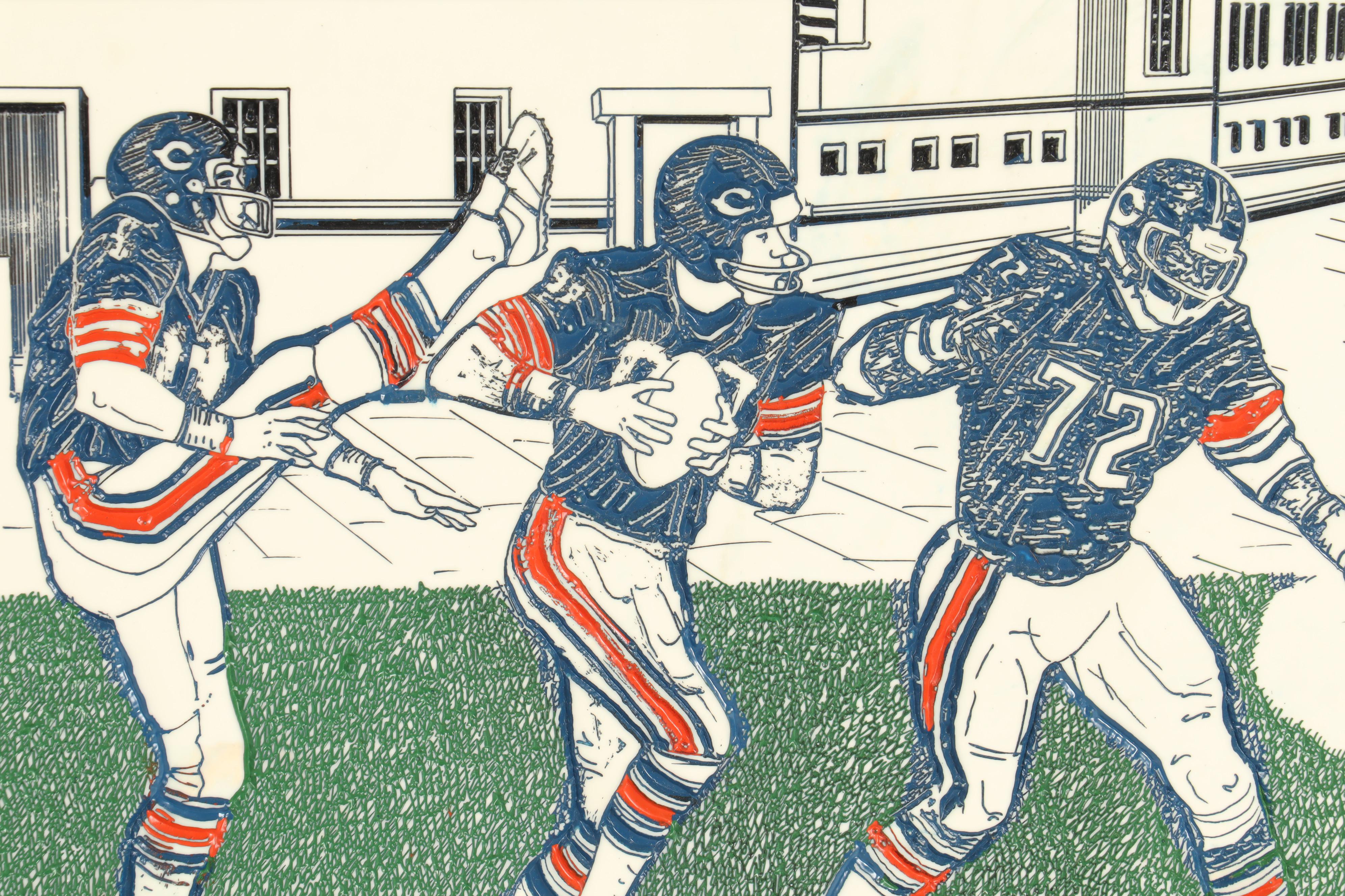 Eugene Andreyev Resin and Ceramic Composition "Chicago Bears"