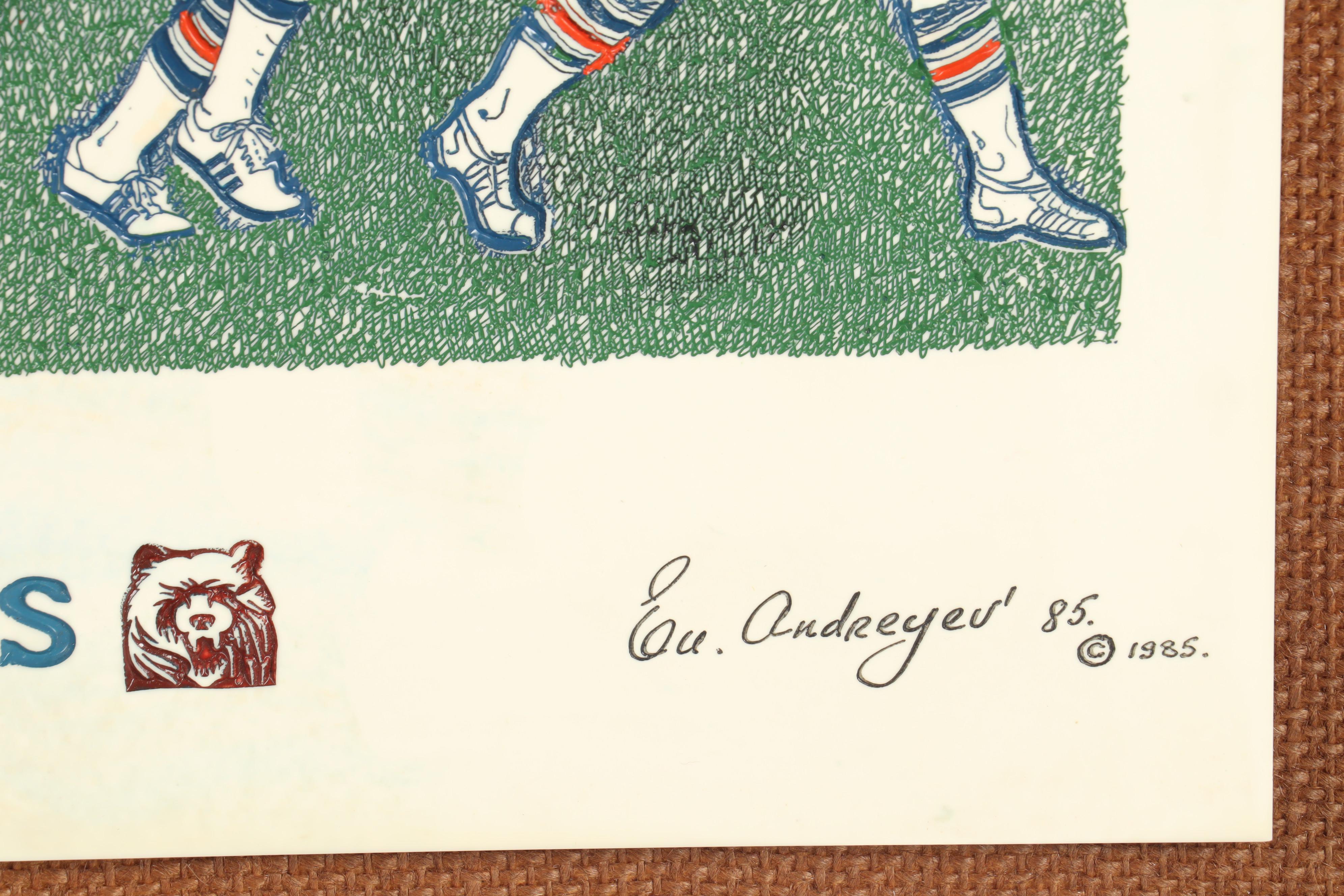 Eugene Andreyev Resin and Ceramic Composition "Chicago Bears"