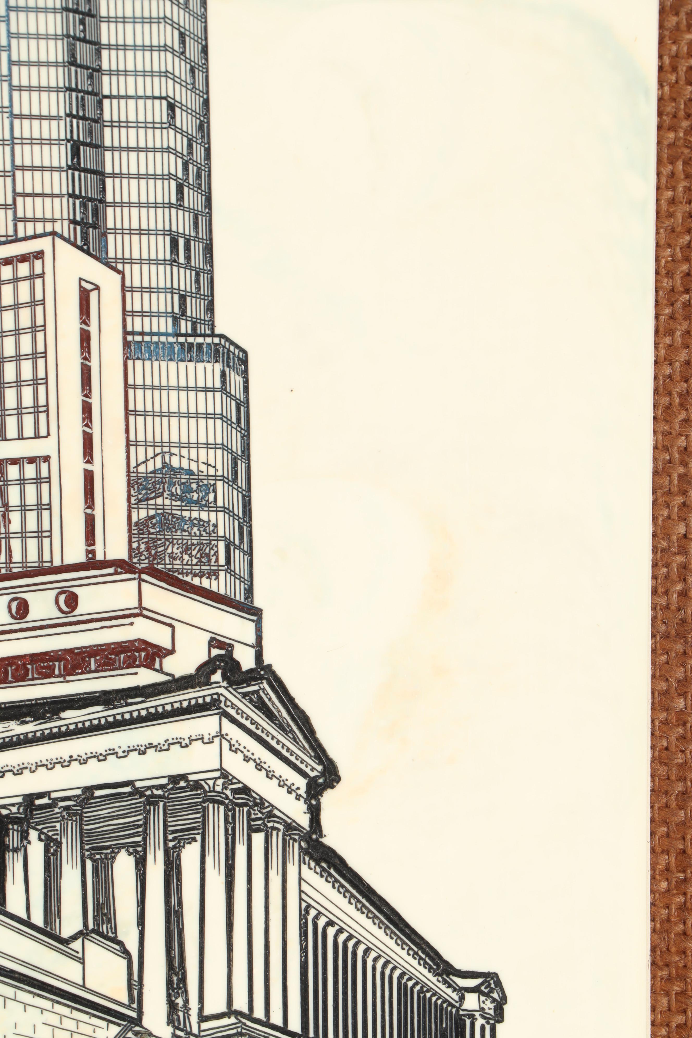 Eugene Andreyev Resin and Ceramic Composition "Chicago Bears"