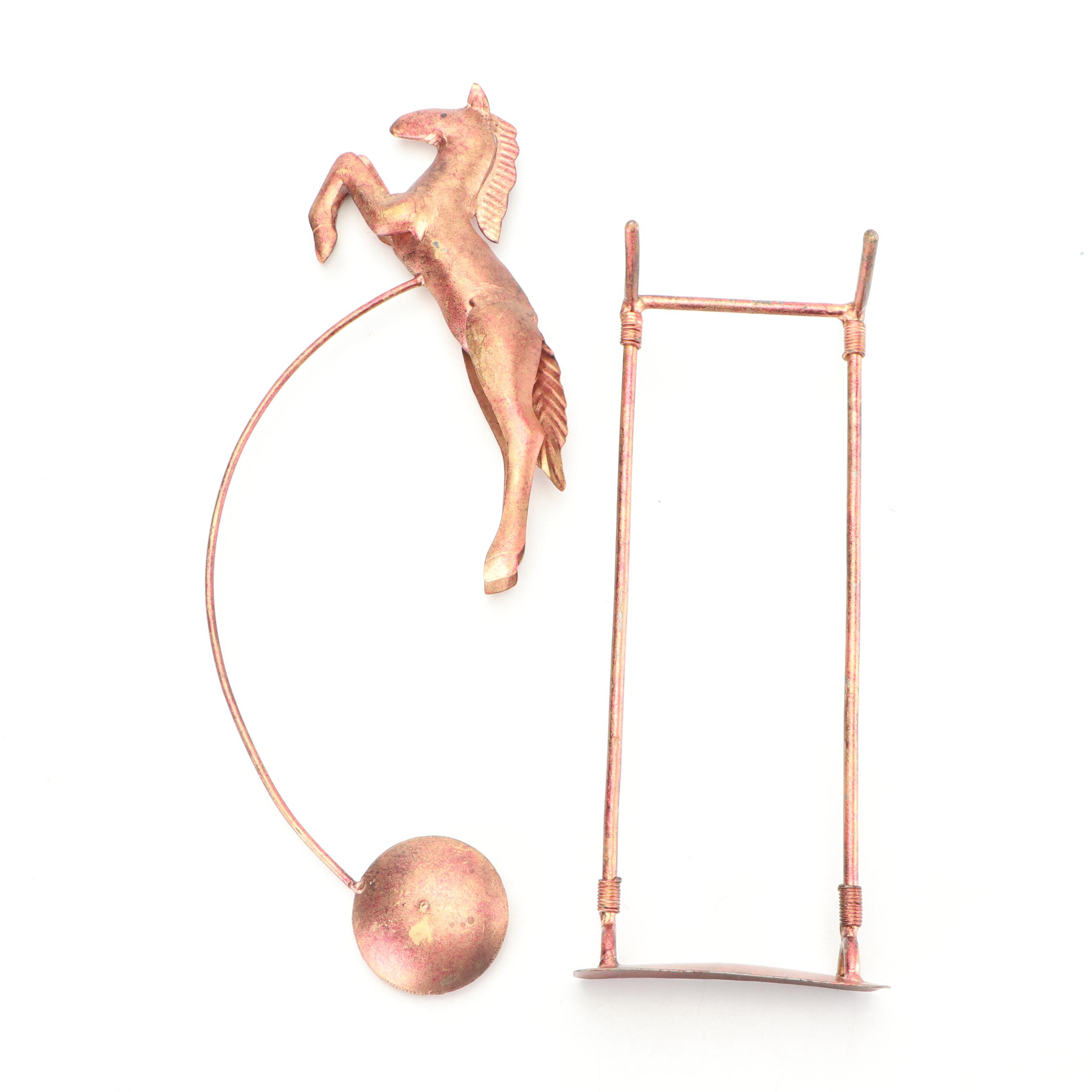 Balance Pendulum Rocking Horse Figurine