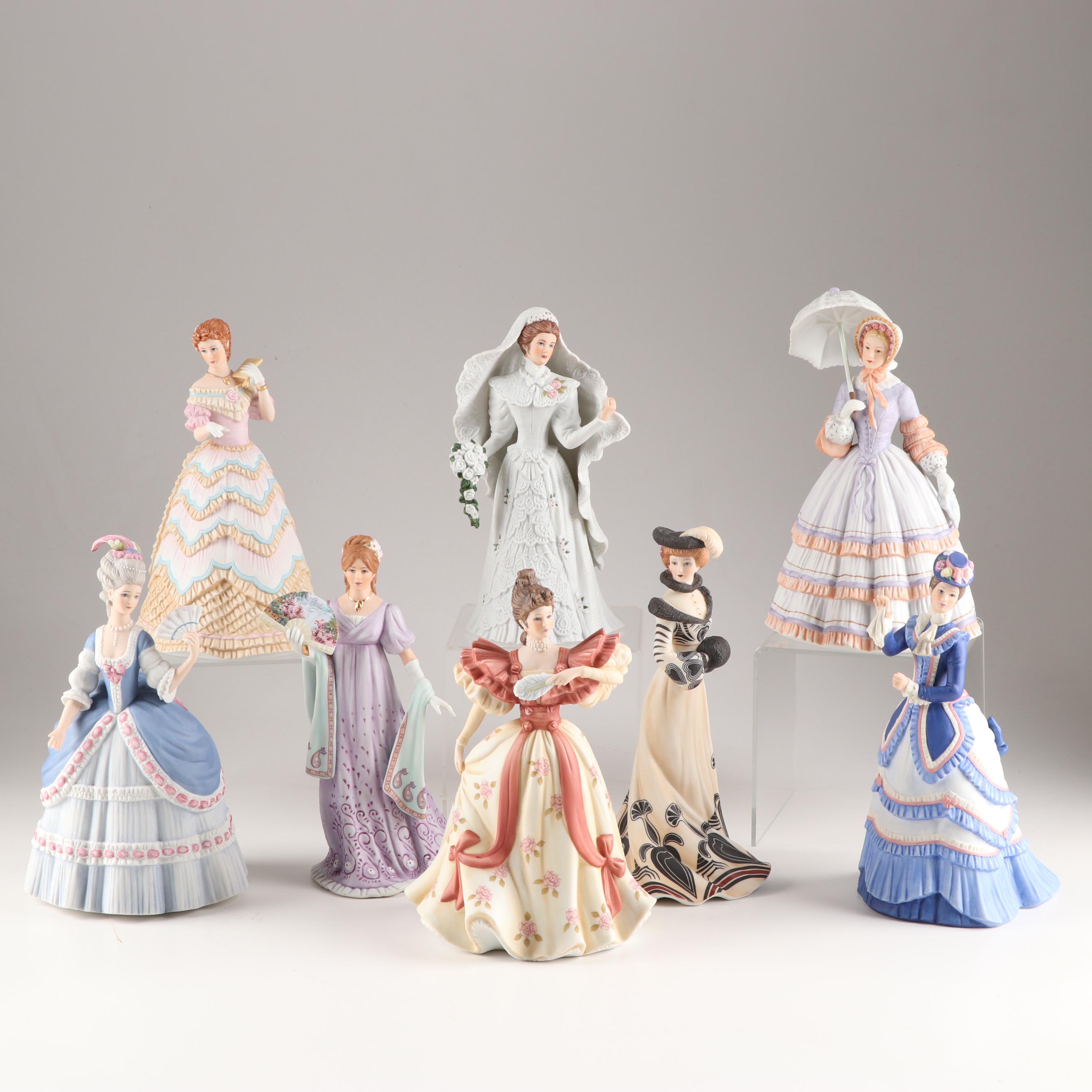 Lenox Porcelain "American Fashion" Figurines