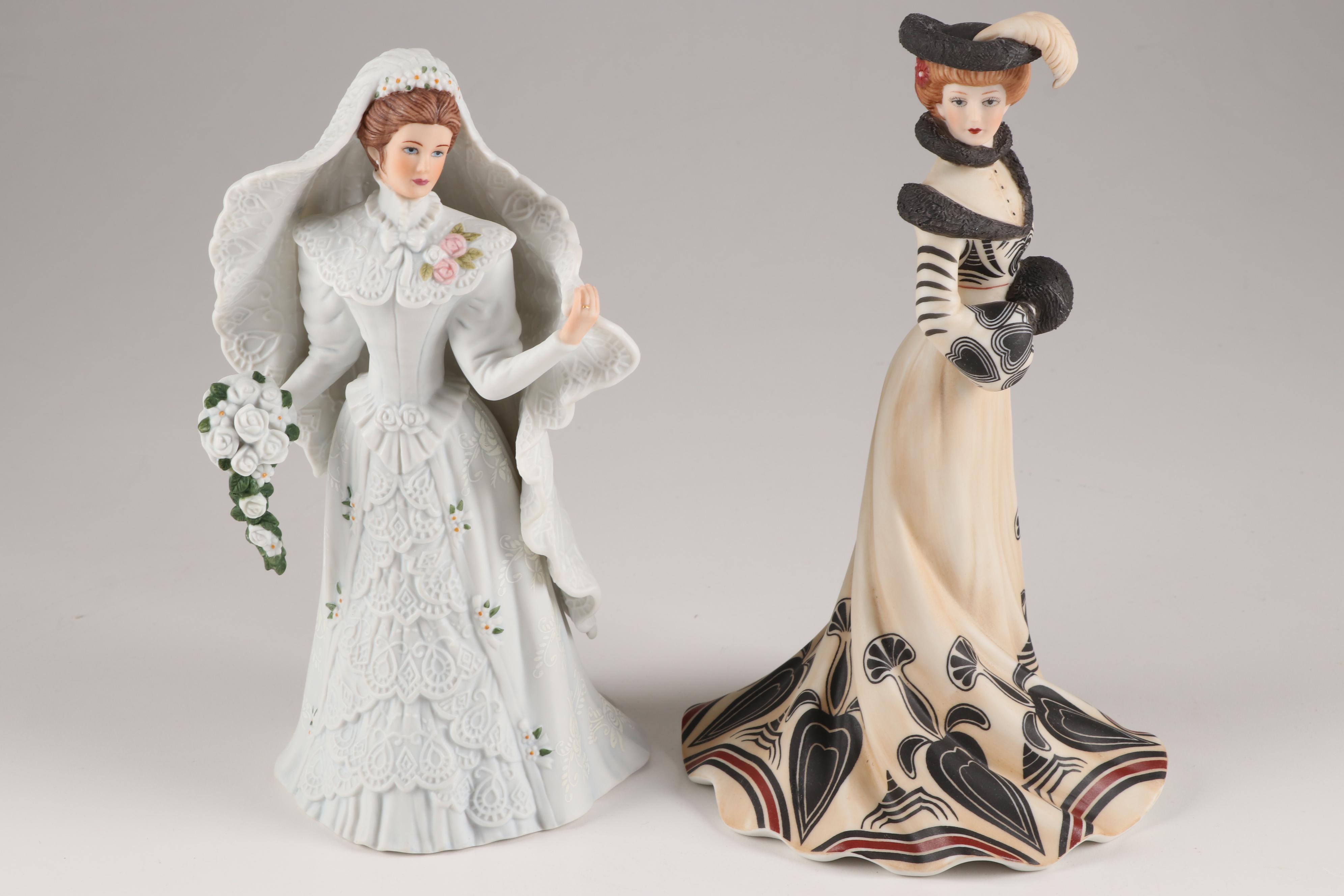 Lenox Porcelain "American Fashion" Figurines
