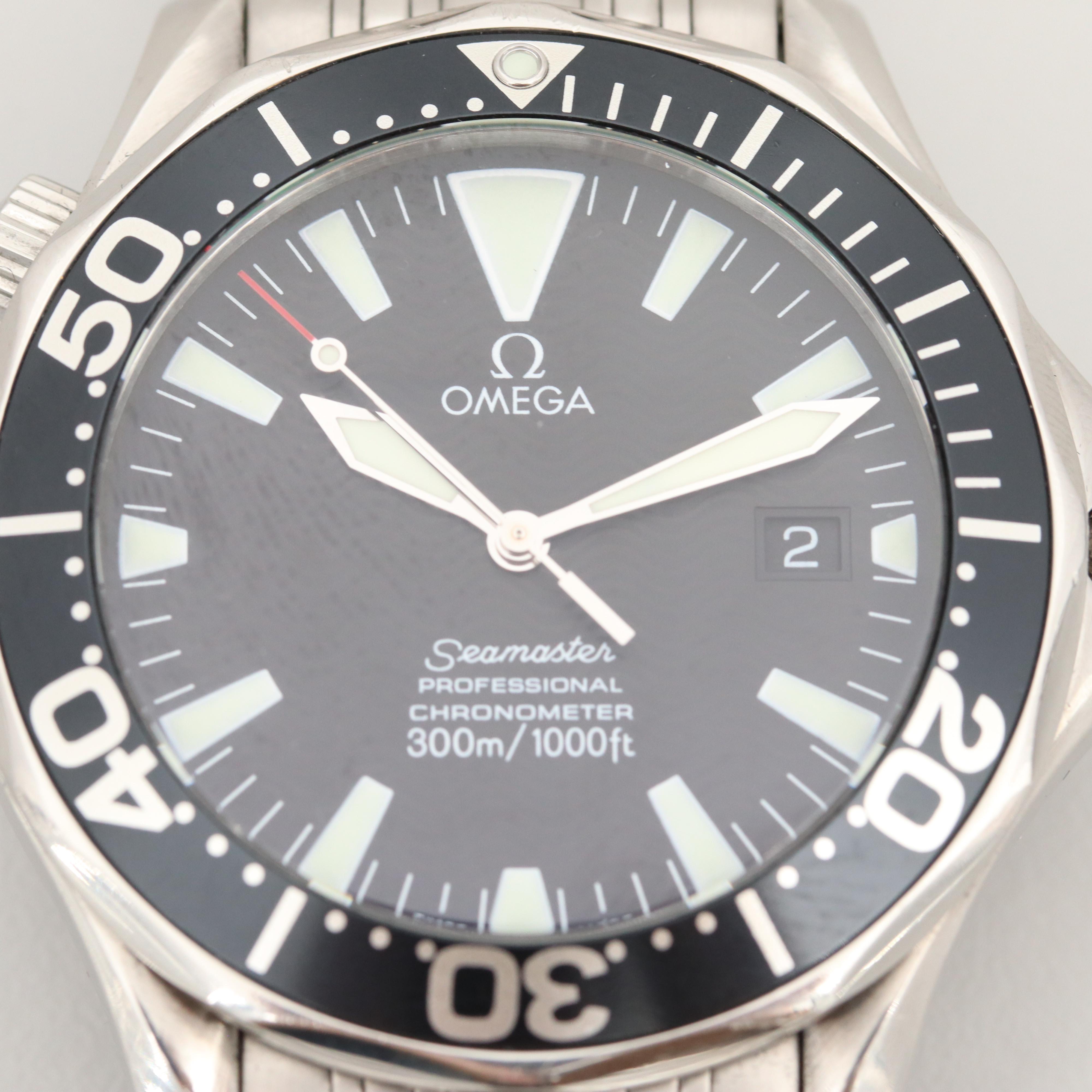 Omega Seamaster Professional Stainless Steel  300M Automatic Watch