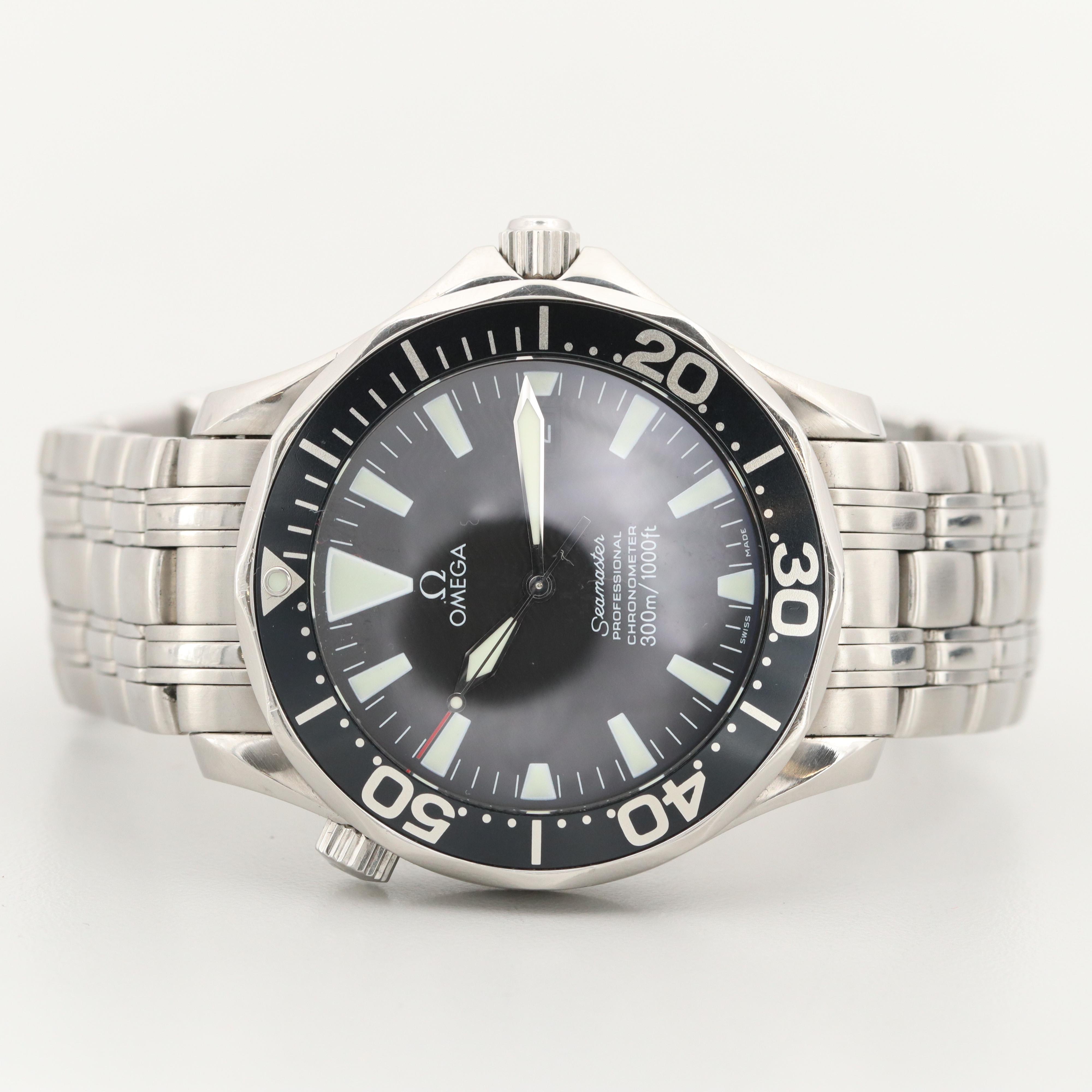 Omega Seamaster Professional Stainless Steel  300M Automatic Watch