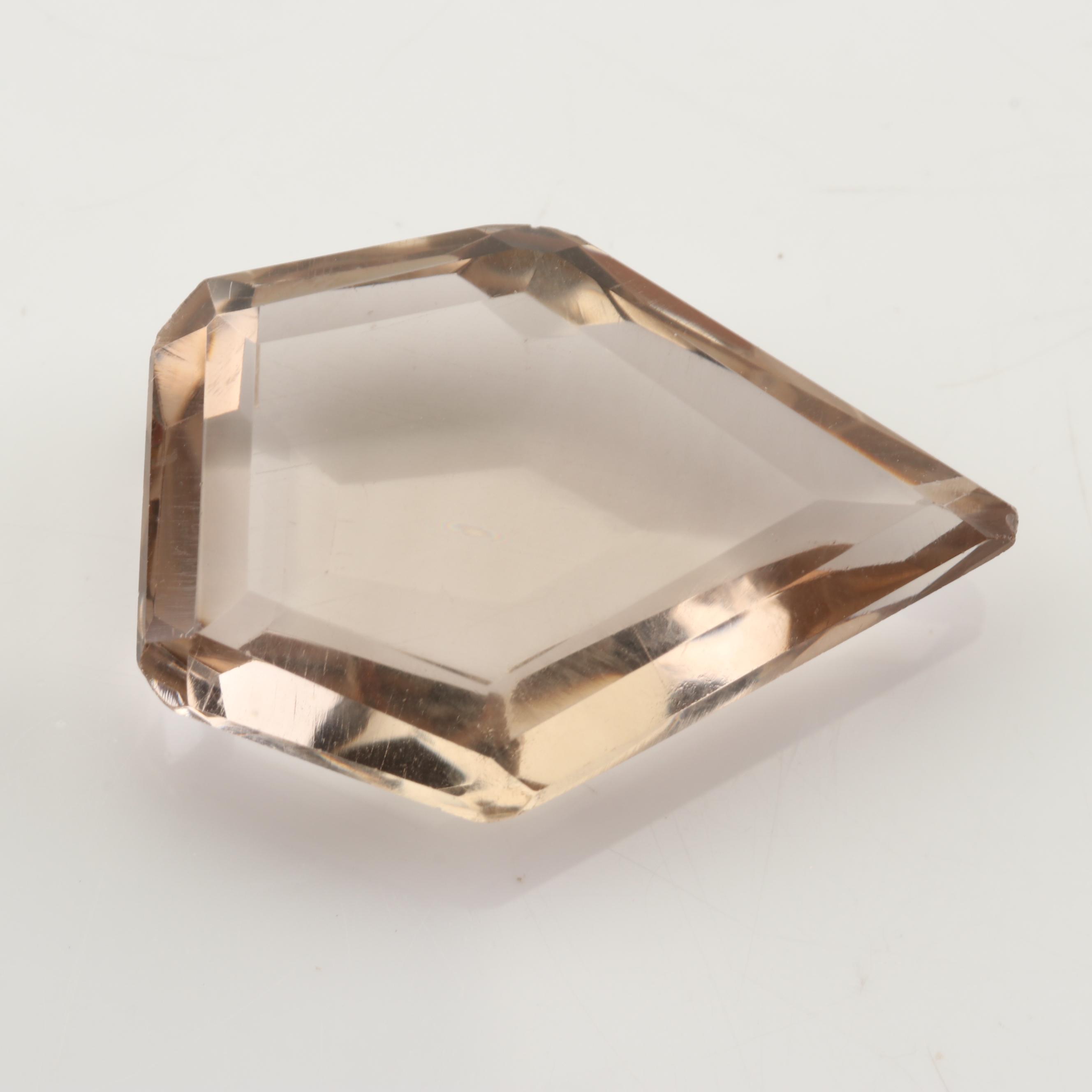 Loose 13.59 CT Smoky Quartz