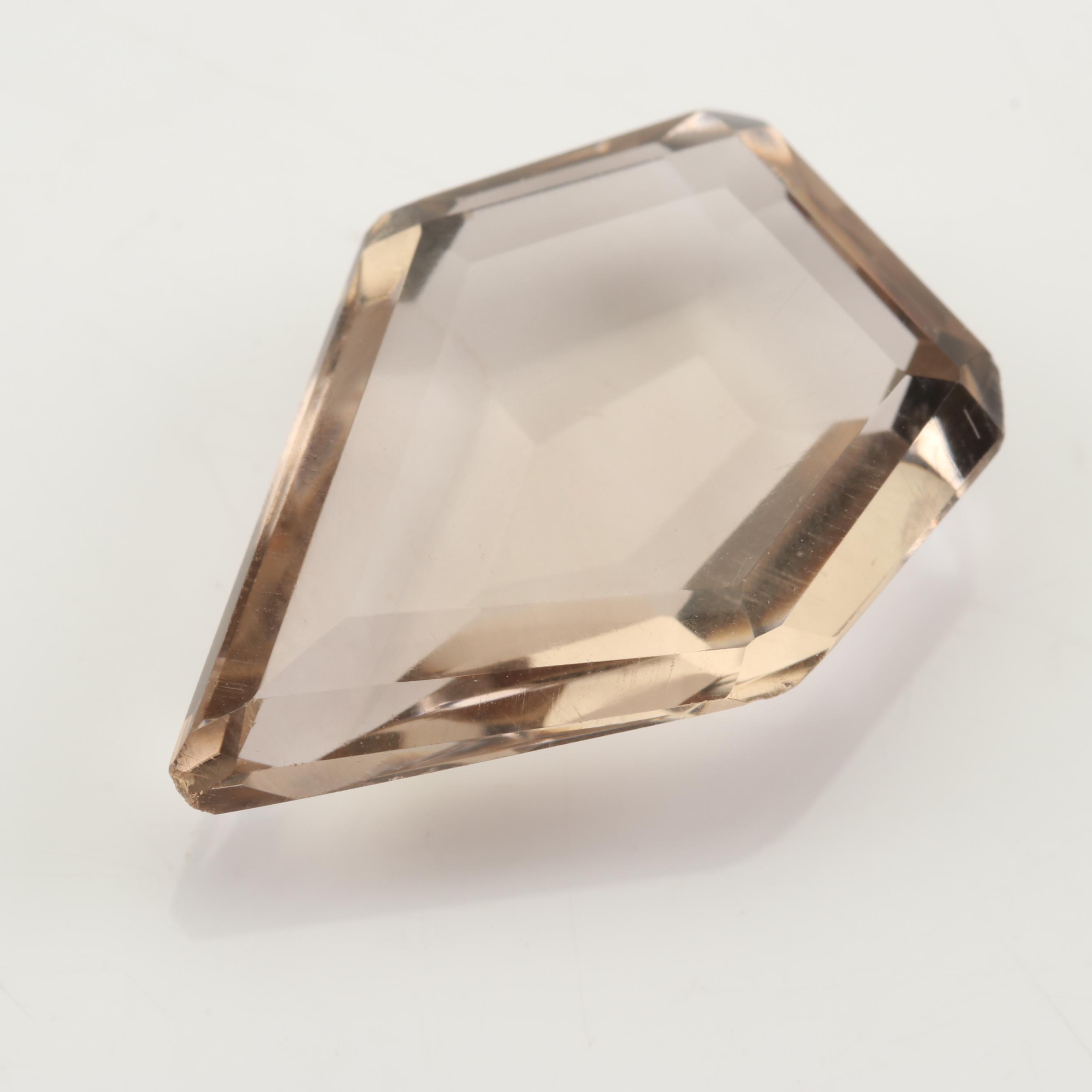 Loose 13.59 CT Smoky Quartz