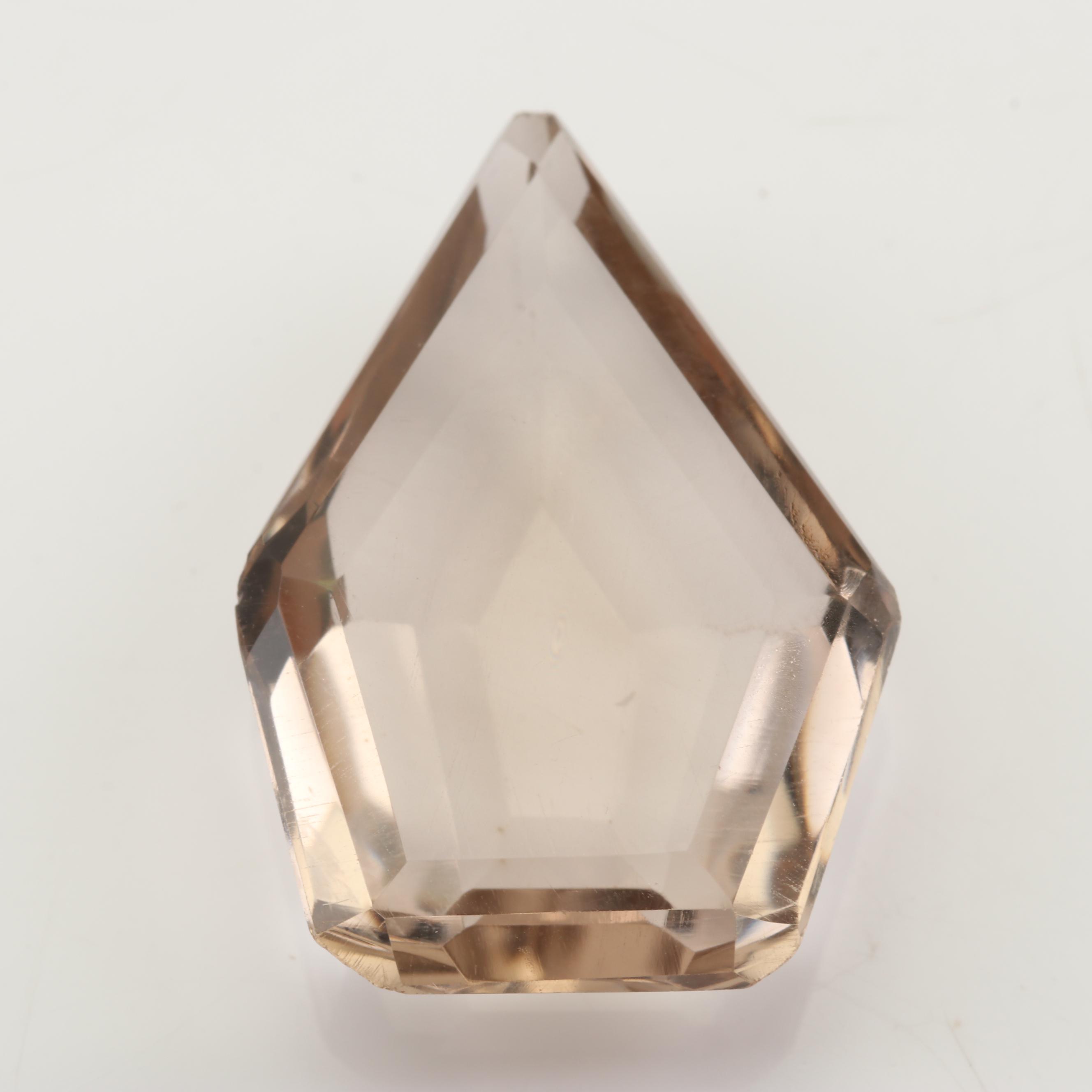 Loose 13.59 CT Smoky Quartz