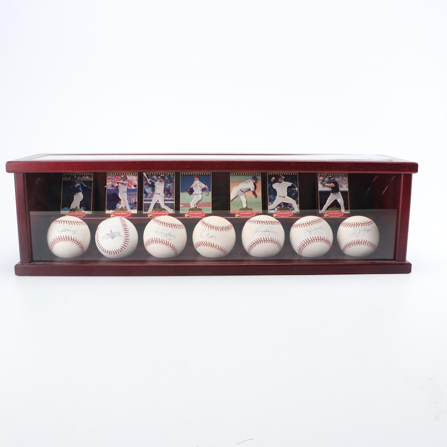 Alex Rodriguez, Greg Maddux, Frank Thomas and Other Autographed Balls in Display