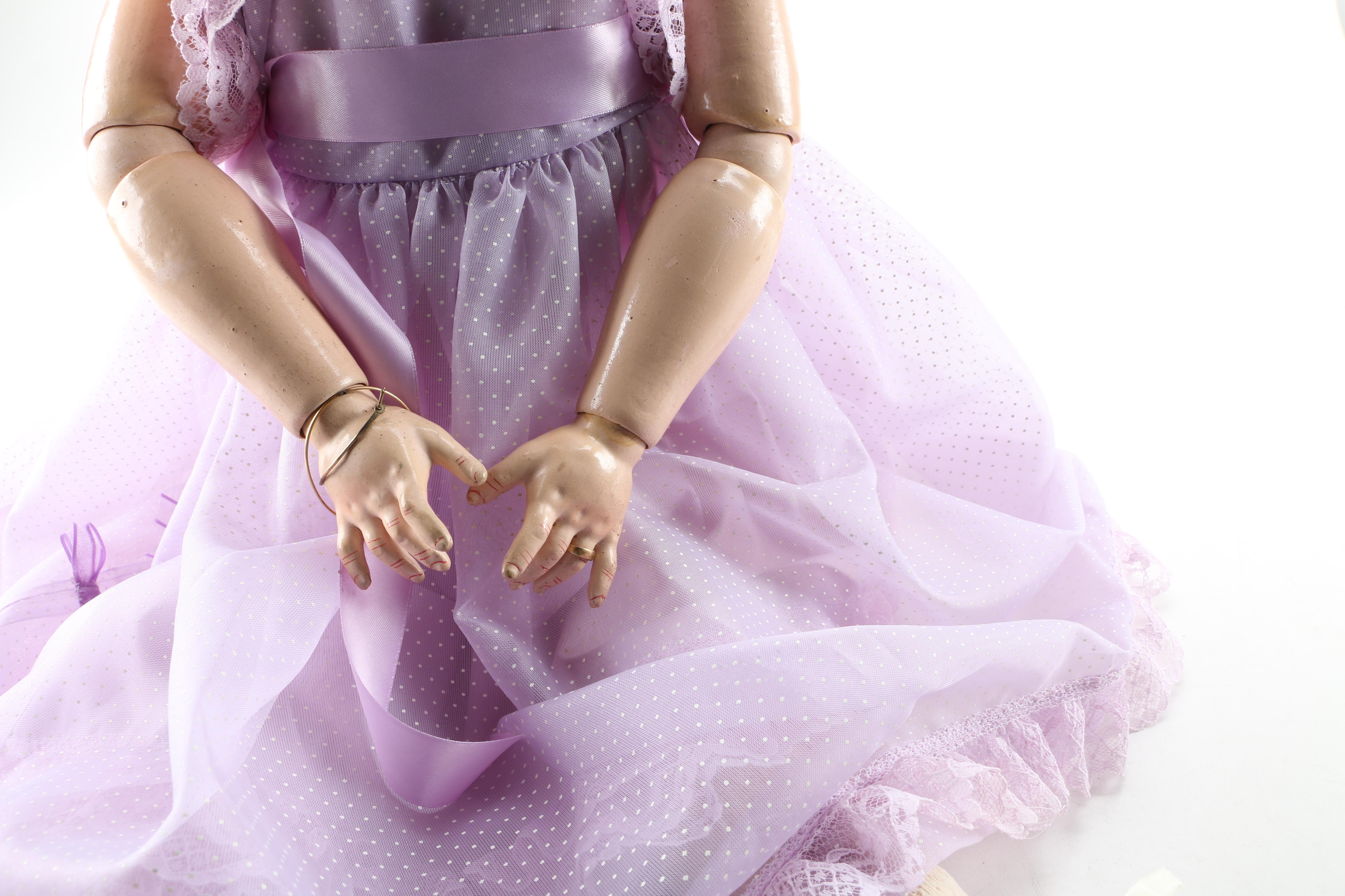 Armand Marseille 30" Bisque Doll with Ball Joint Composition Body, Antique