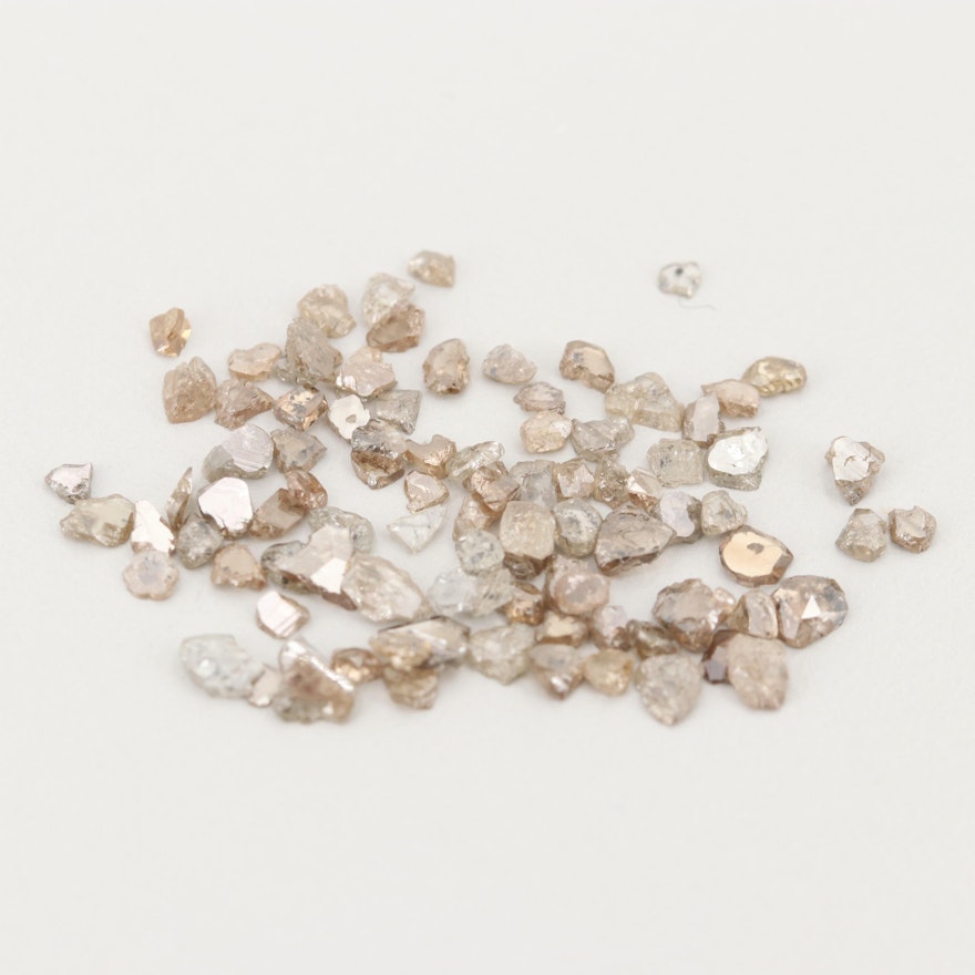 Loose 5.00 CTW Macle Diamond Gemstones