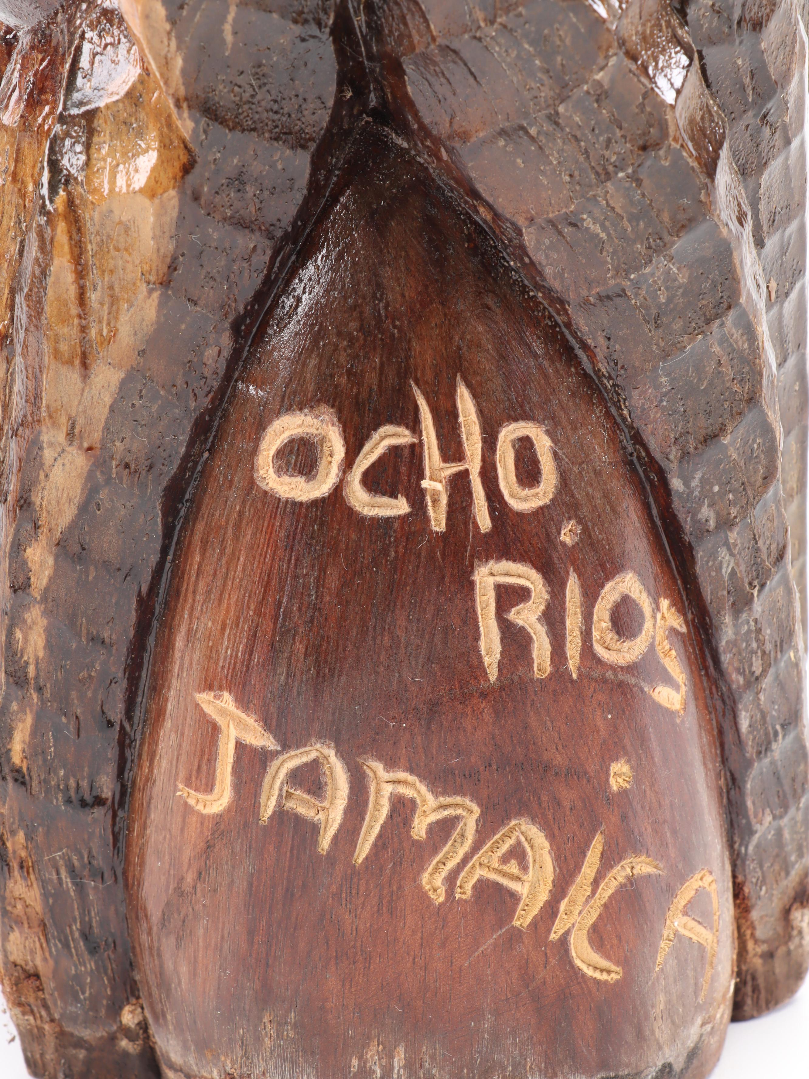 Hand-Carved African and Jamaican Wooden Sculptures