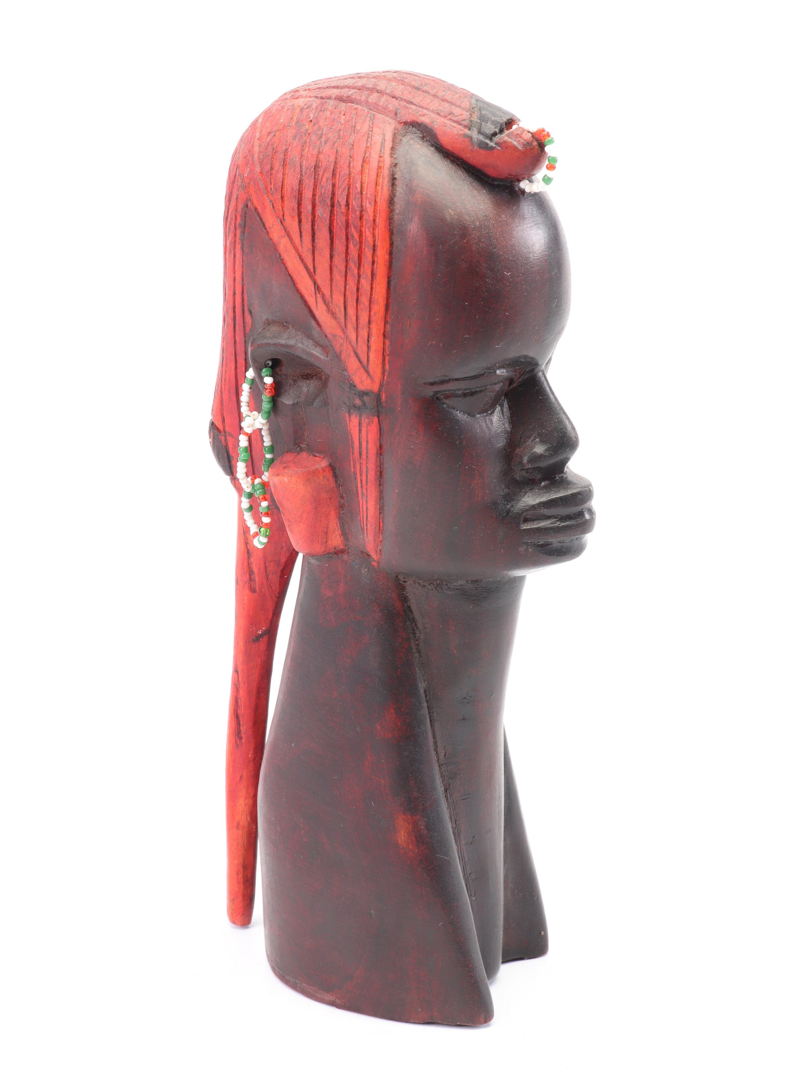 Hand-Carved African and Jamaican Wooden Sculptures