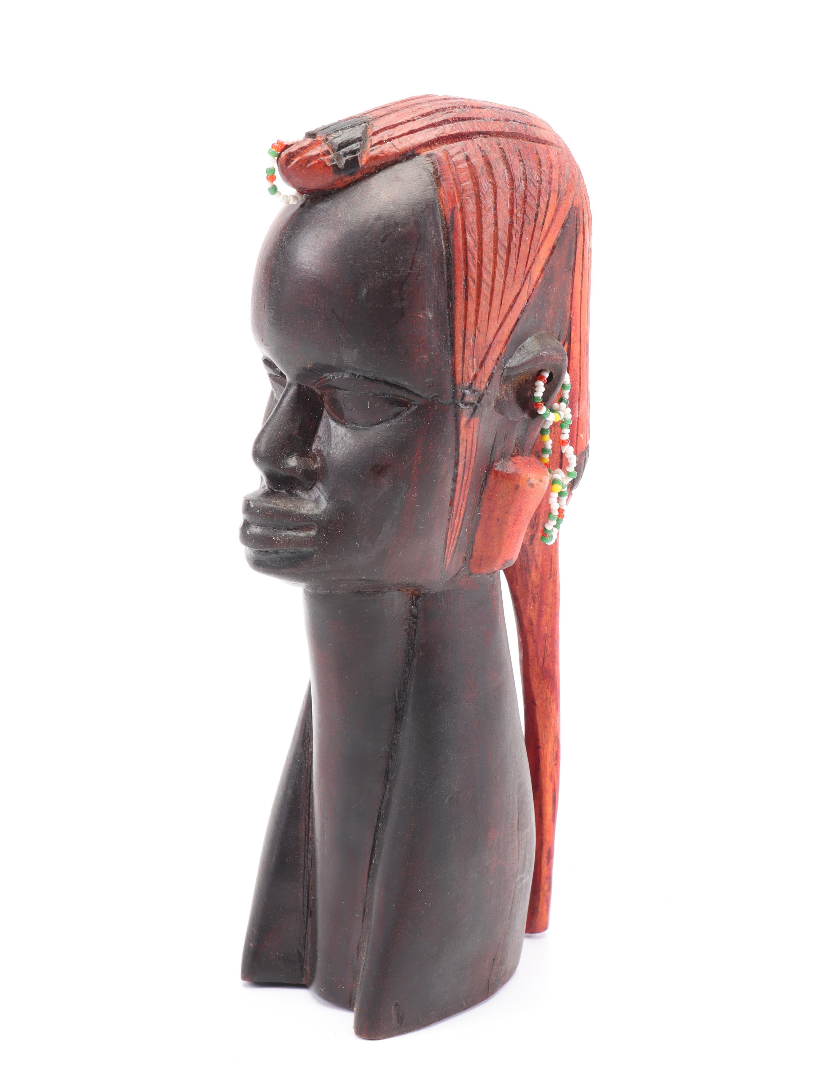 Hand-Carved African and Jamaican Wooden Sculptures