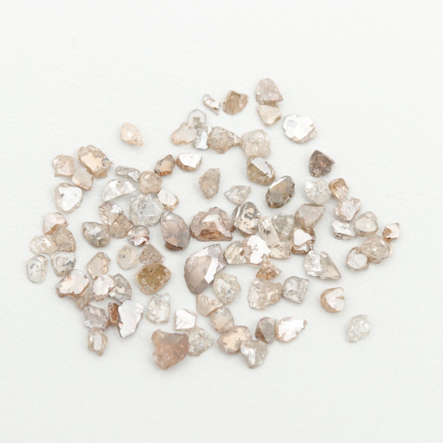 Loose 5.03 CTW Macle Diamond Gemstones