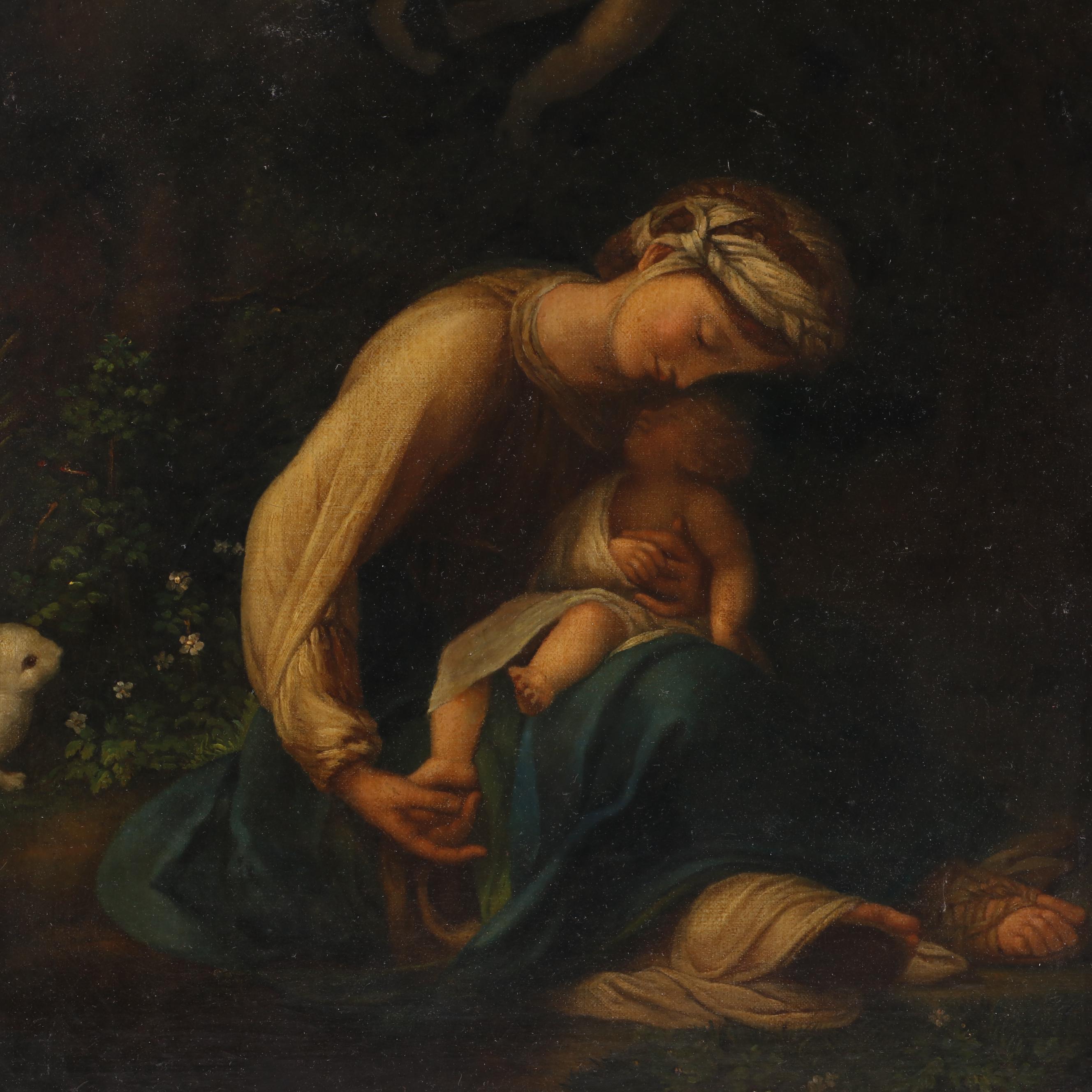 Copy Oil Painting after Antonio Allegri da Correggio "La Zingarella"