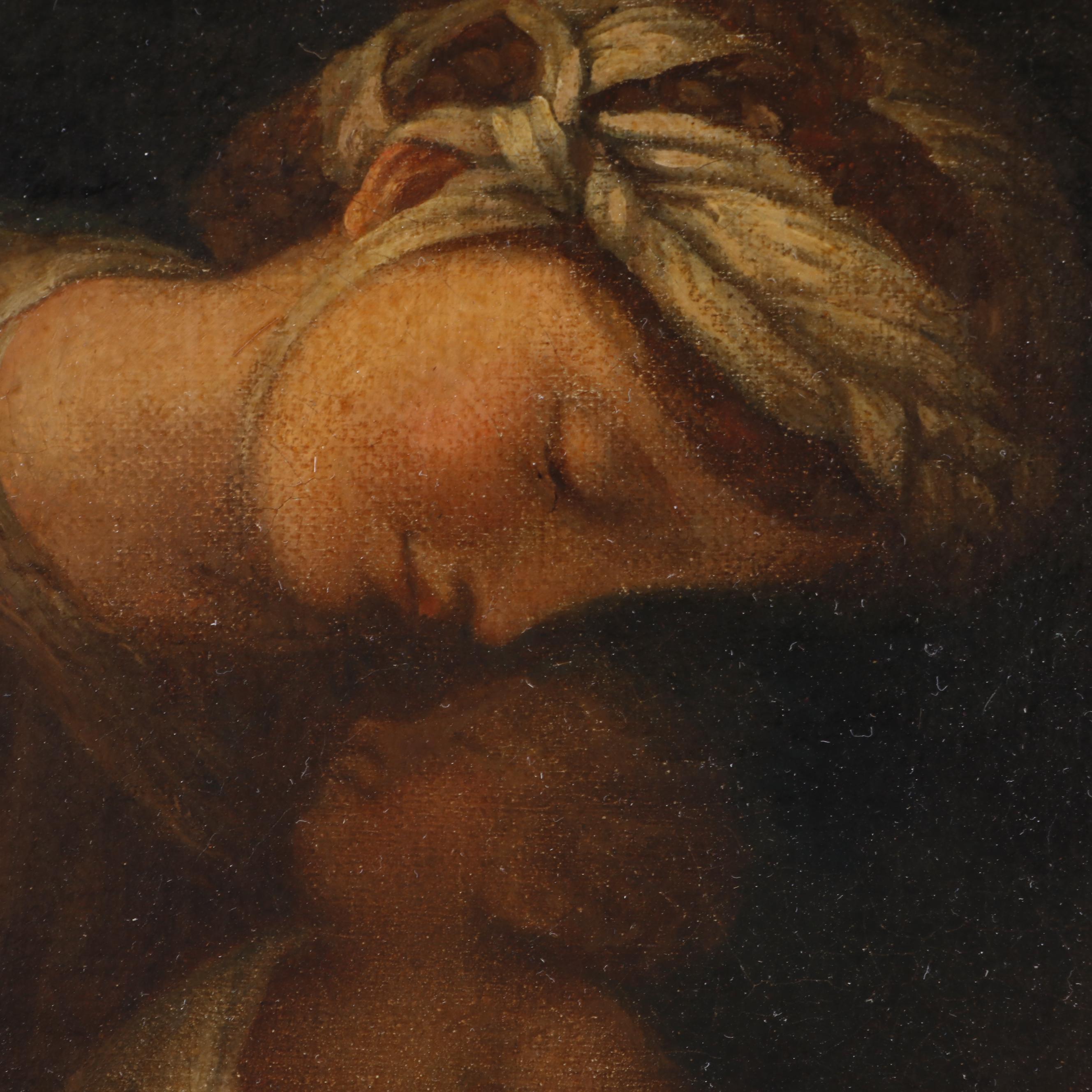 Copy Oil Painting after Antonio Allegri da Correggio "La Zingarella"