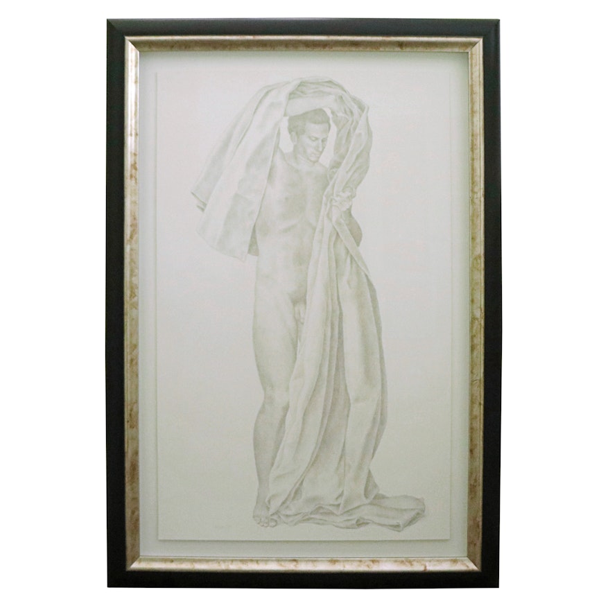 Constance McClure Silverpoint Drawing