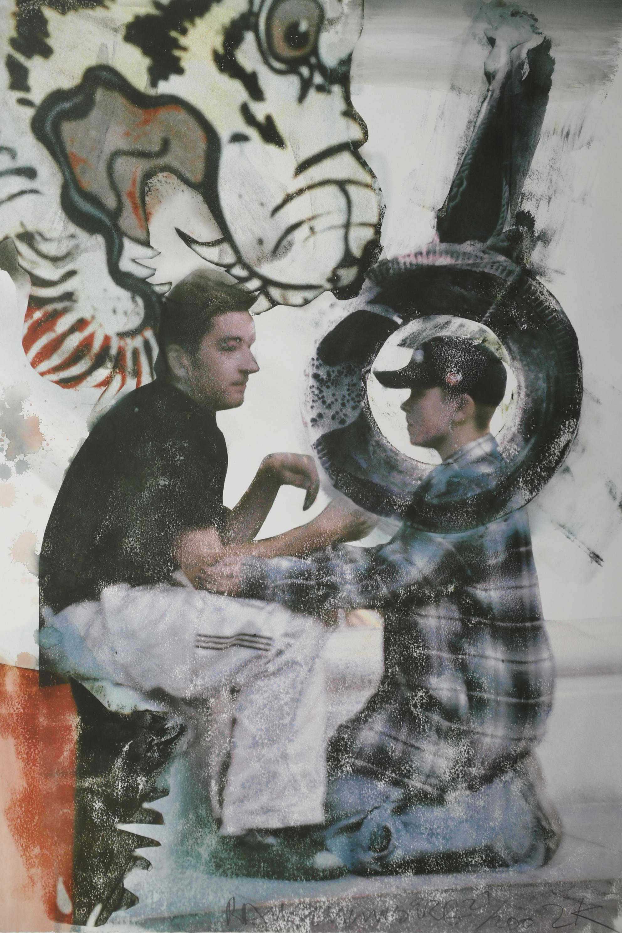 Robert Rauschenberg 2000 Lithograph "One Lioner"