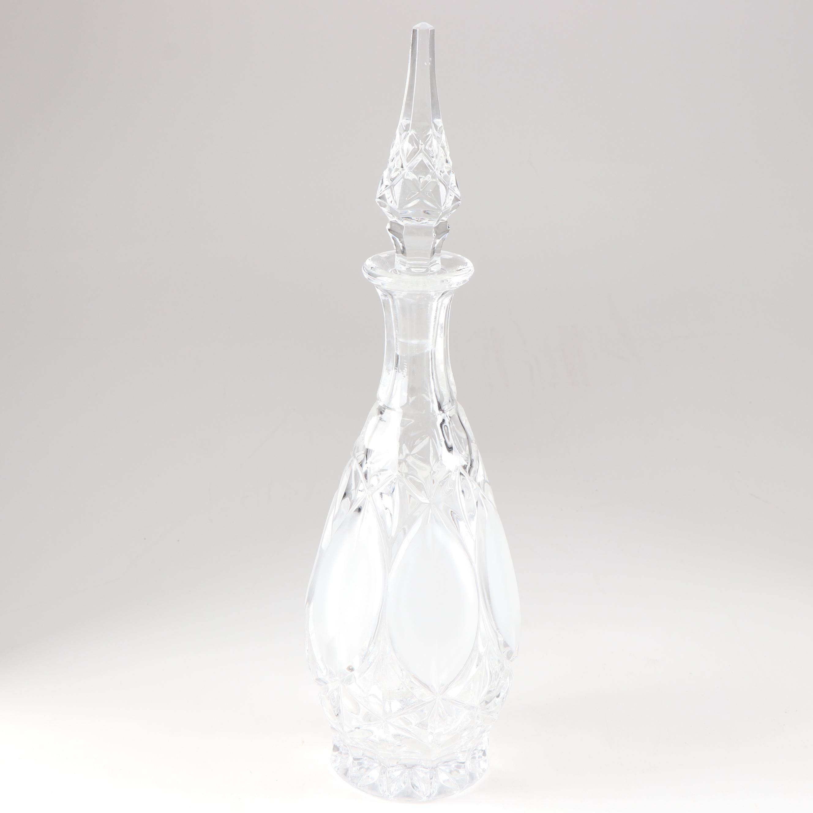 Contemporary Crystal Featuring A Princess House Decanter
