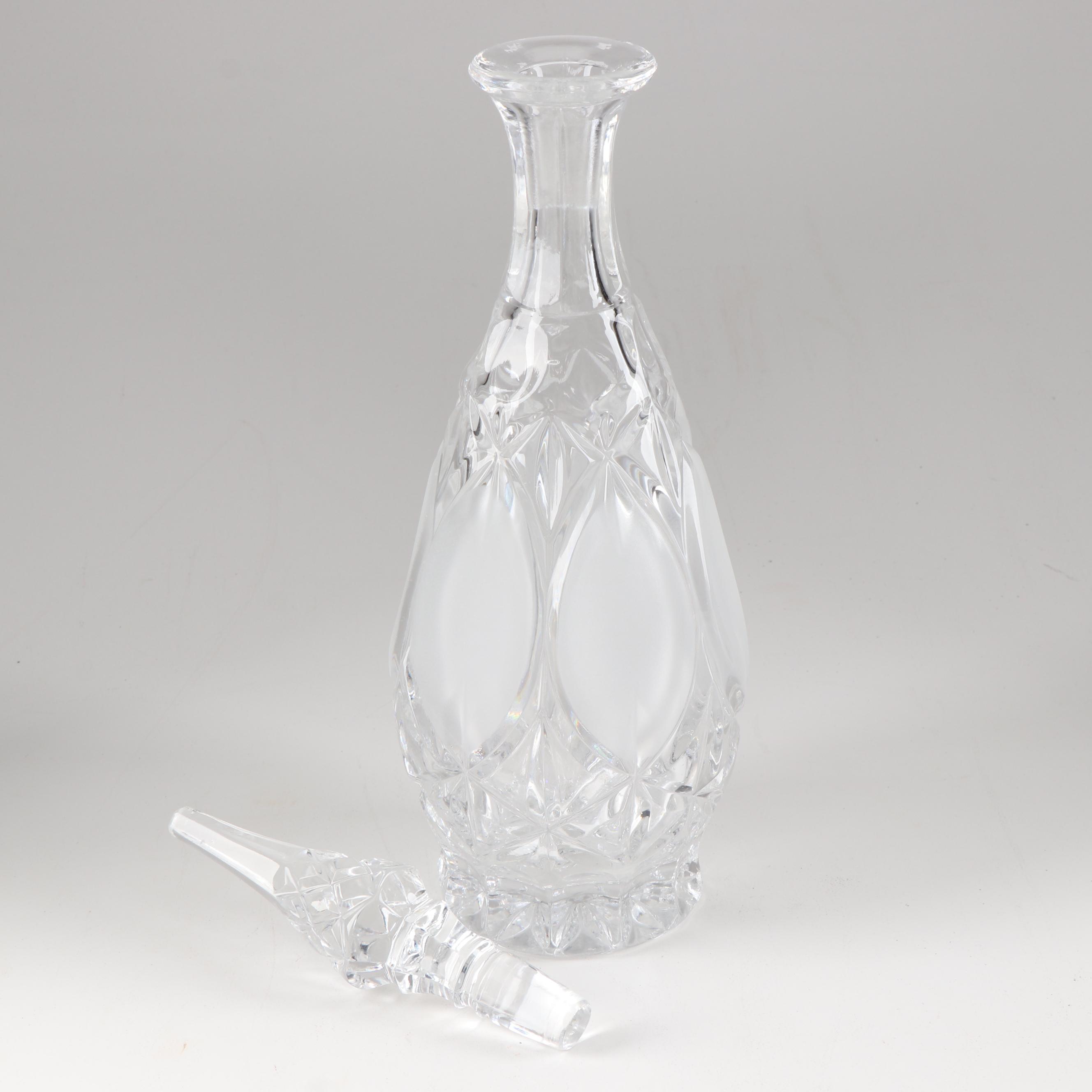 Contemporary Crystal Featuring A Princess House Decanter
