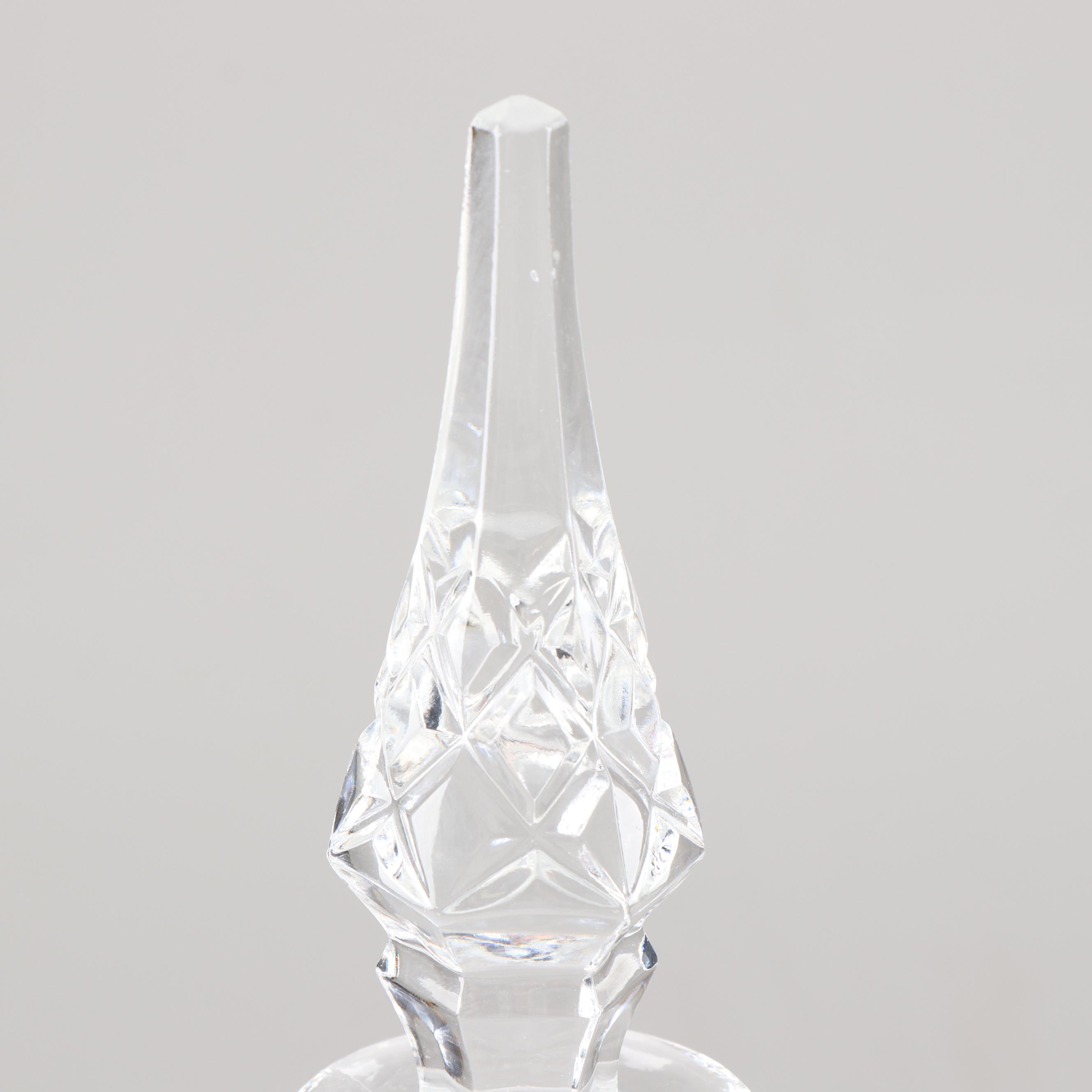 Contemporary Crystal Featuring A Princess House Decanter