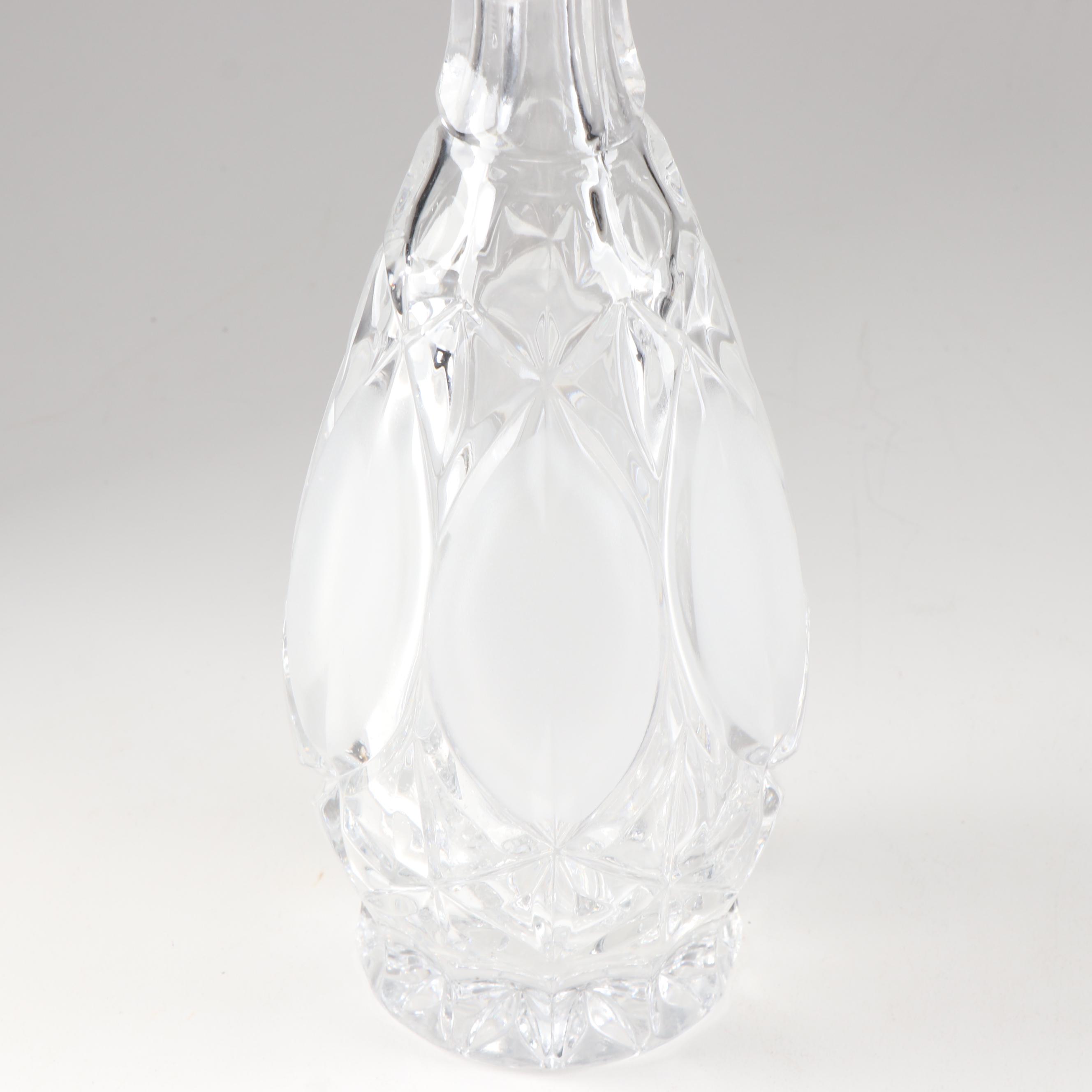 Contemporary Crystal Featuring A Princess House Decanter