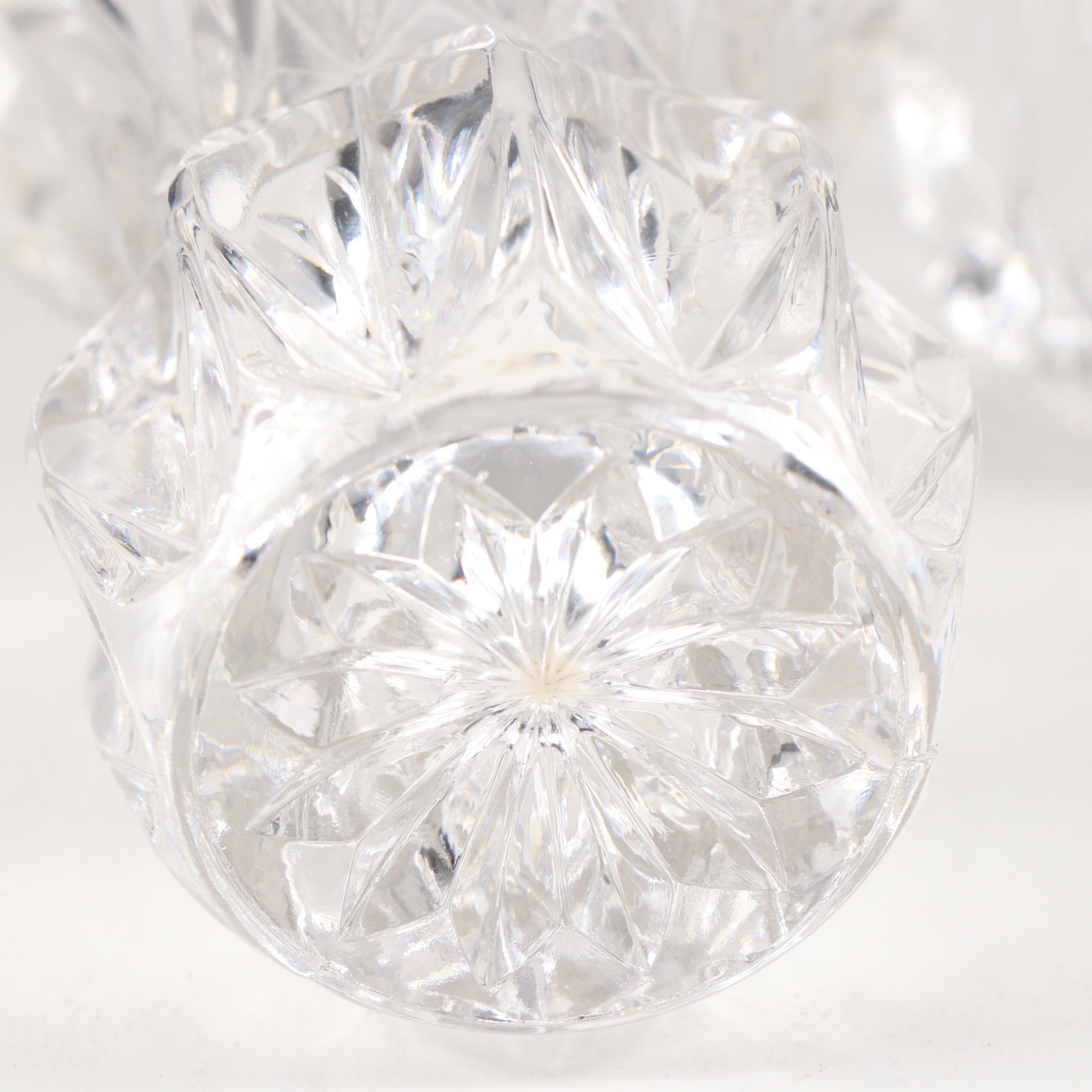 Contemporary Crystal Featuring A Princess House Decanter