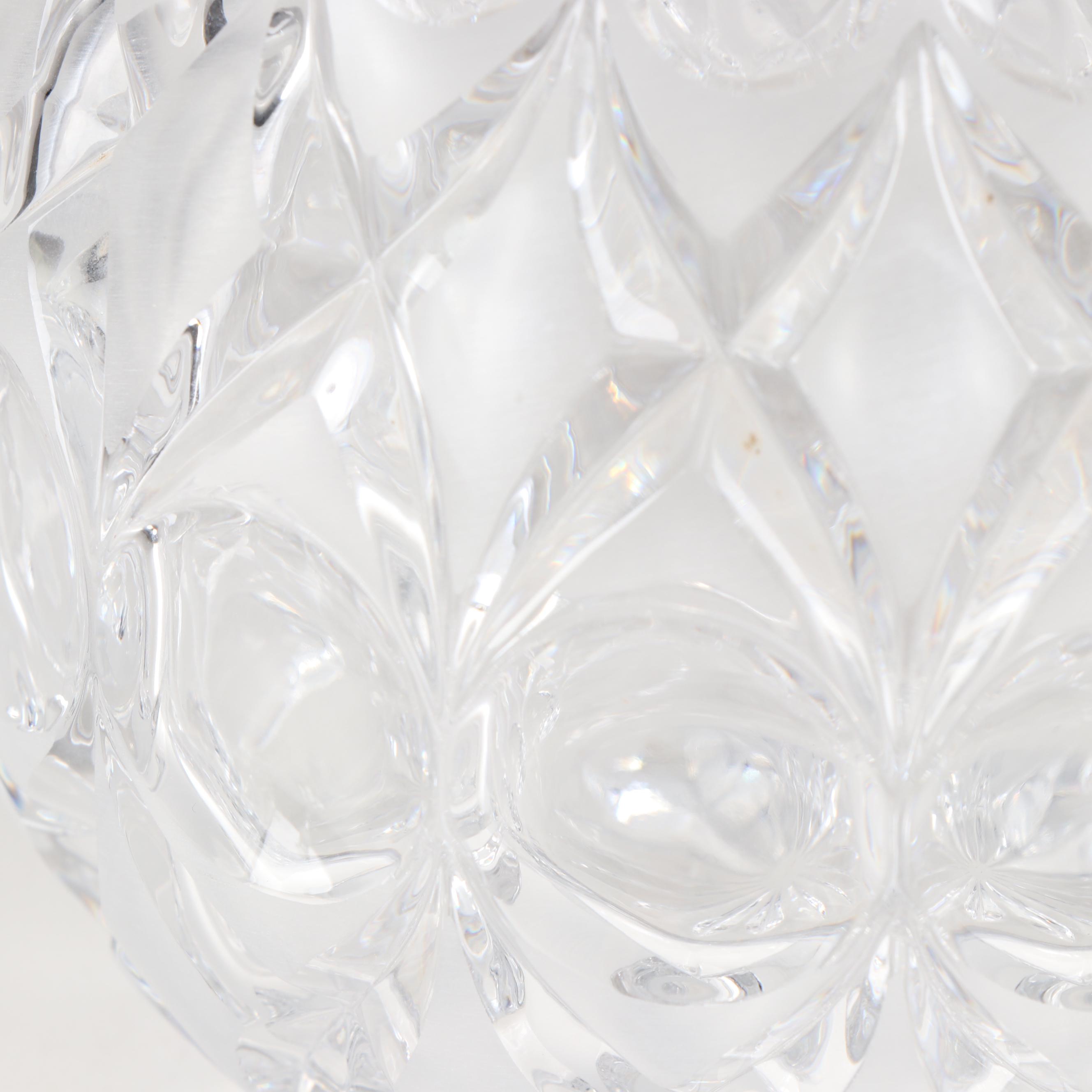 Contemporary Crystal Featuring A Princess House Decanter
