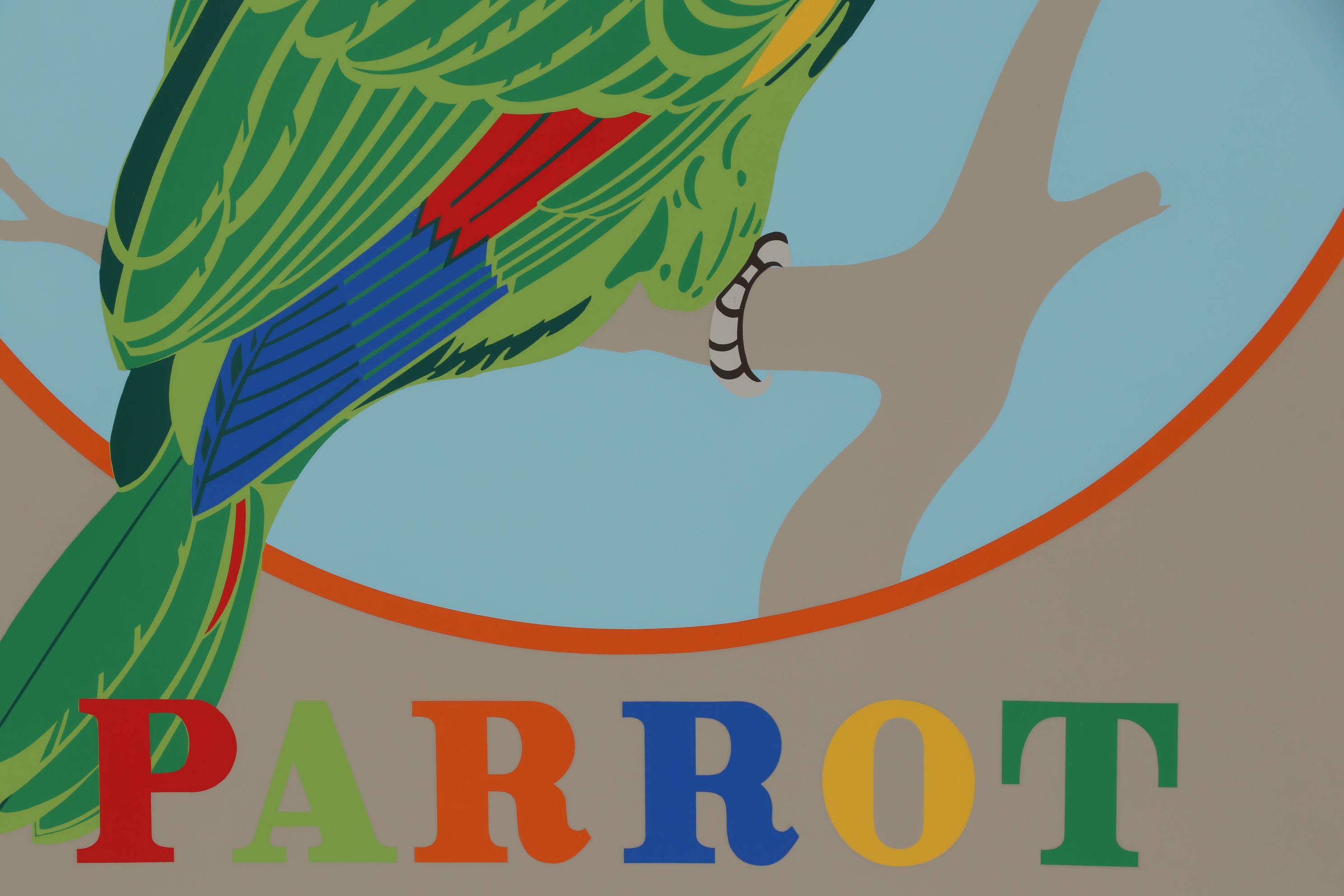Robert Indiana Serigraph "Parrot Eyphka (Eureka)"