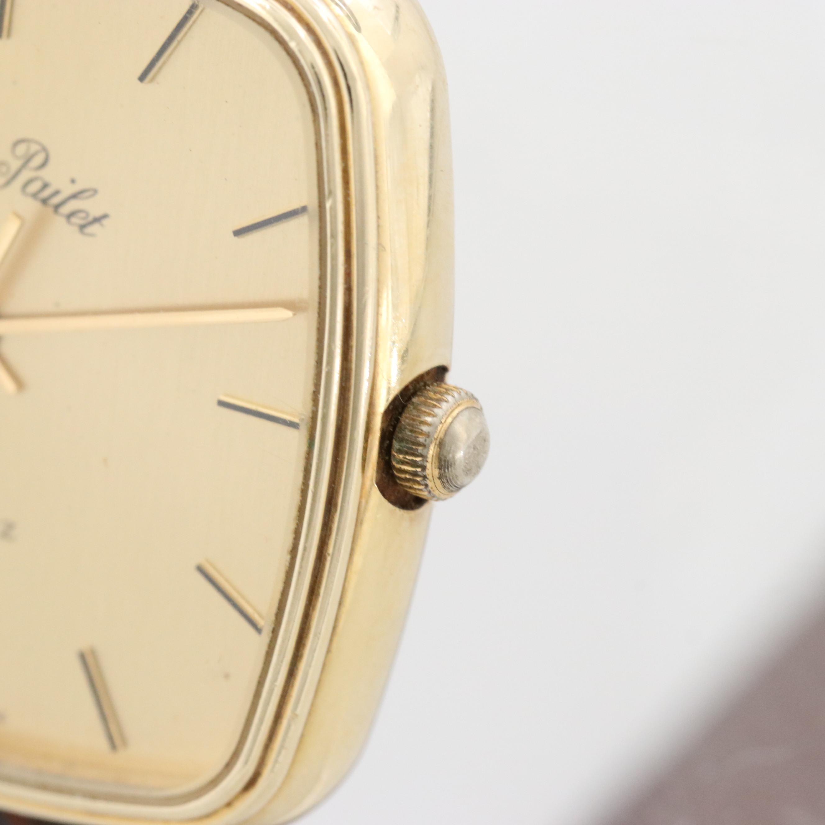 Andre Pailet 14K Yellow Gold Quartz Watch