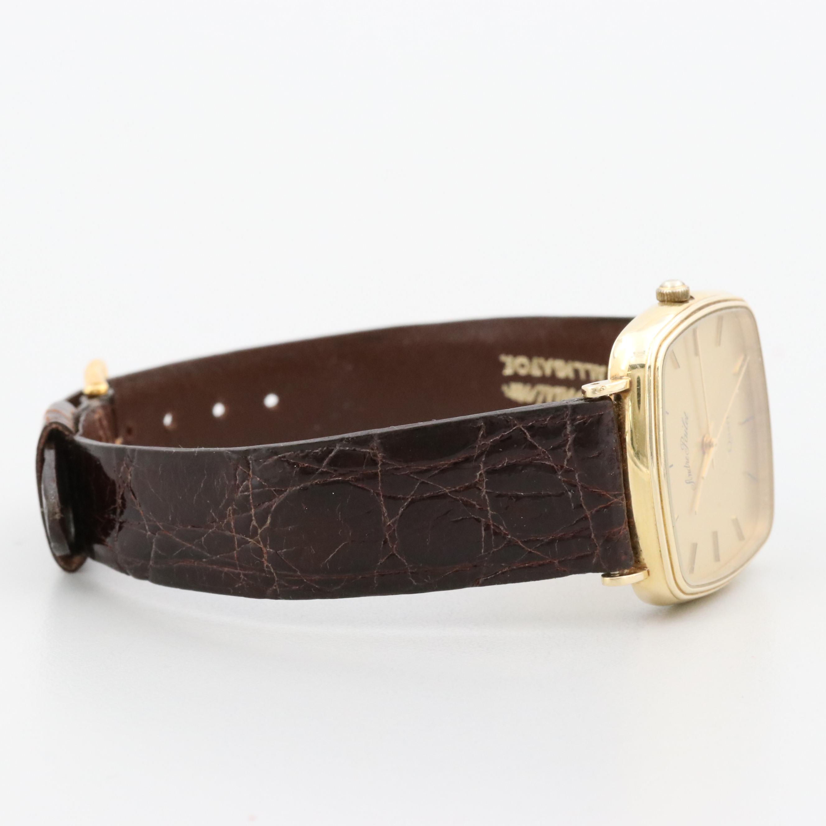 Andre Pailet 14K Yellow Gold Quartz Watch