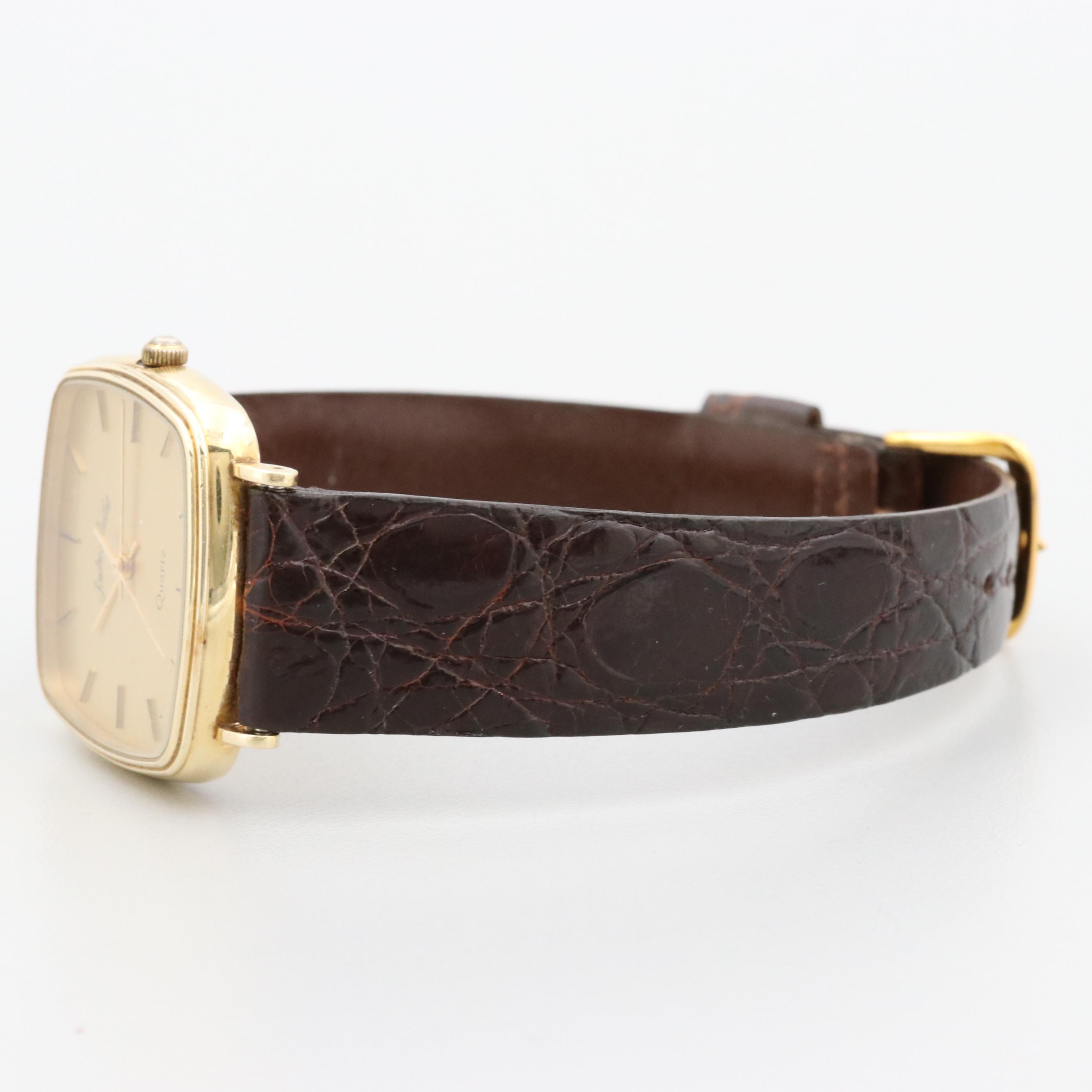 Andre Pailet 14K Yellow Gold Quartz Watch