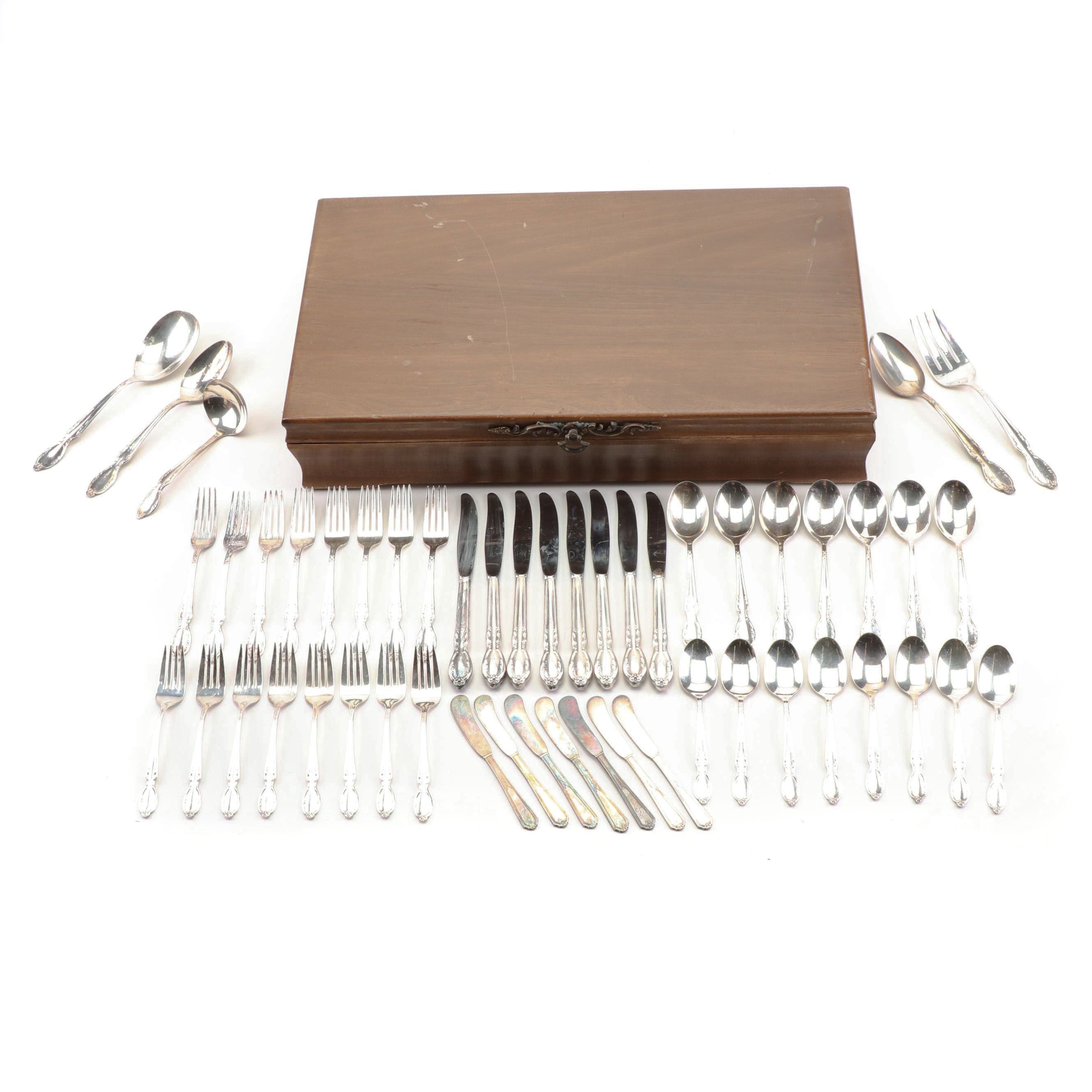 Rogers Bros. "Original Rogers" Silver Plated Flatware Set for Eight