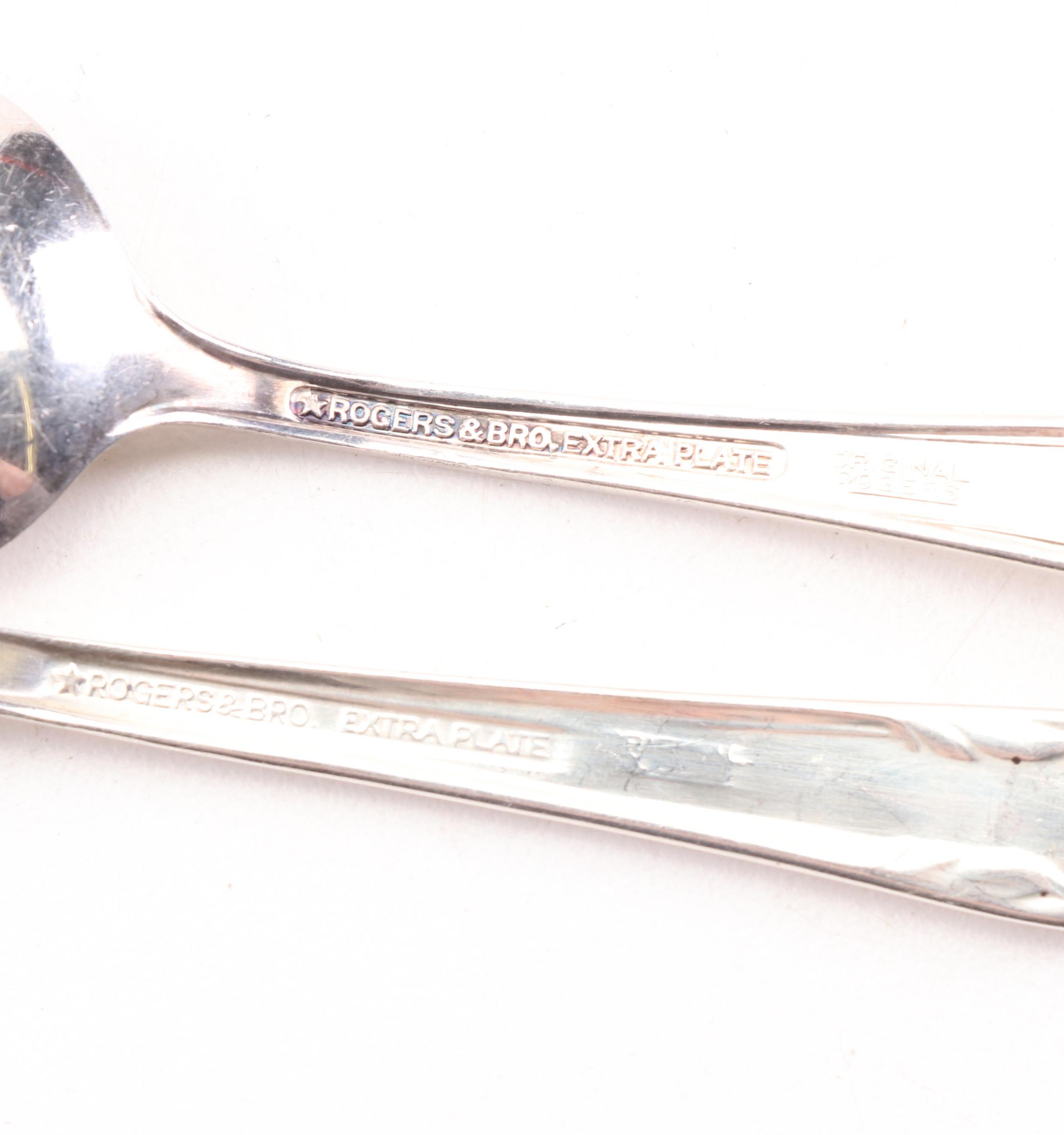 Rogers Bros. "Original Rogers" Silver Plated Flatware Set for Eight