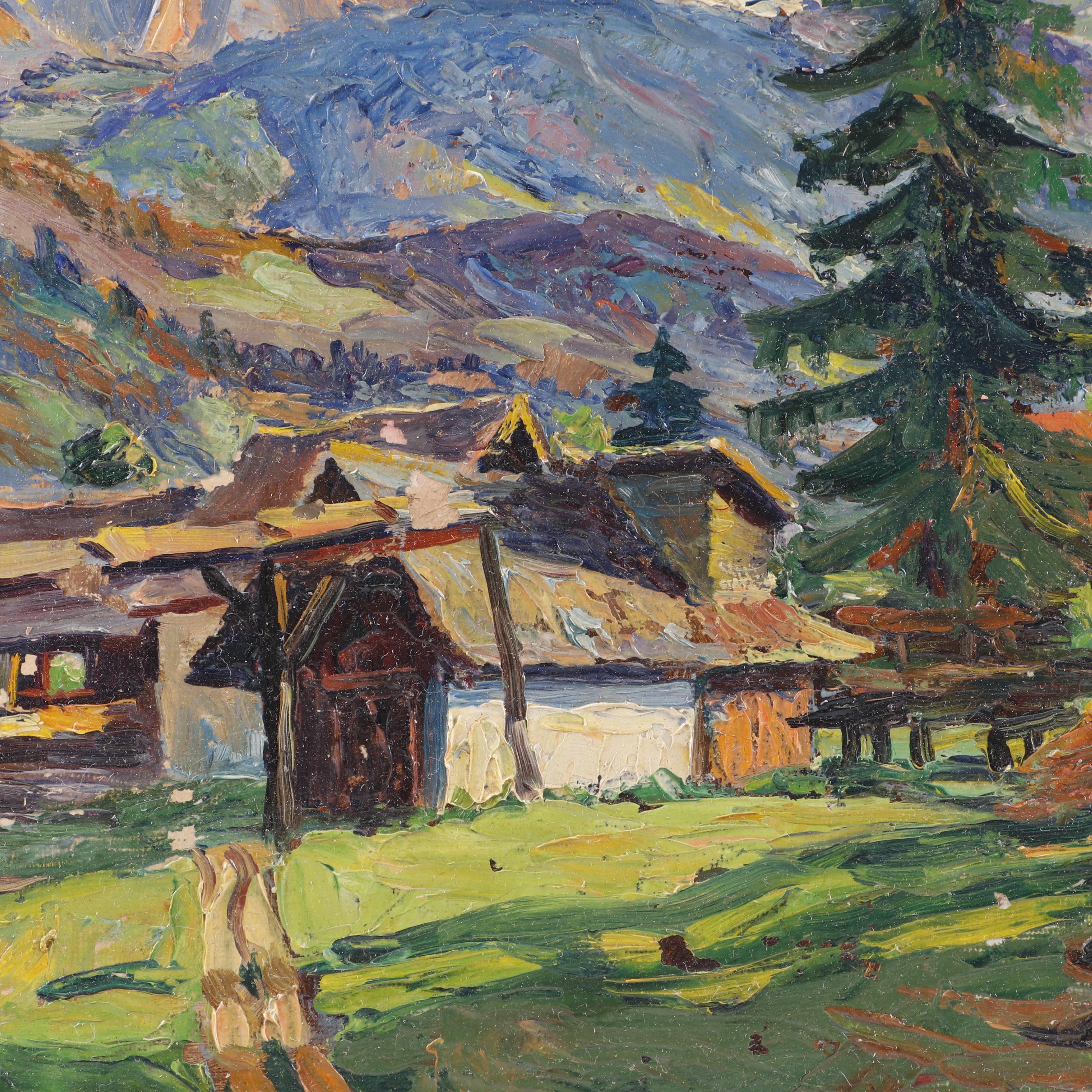 1940s Landscape Oil Paintings