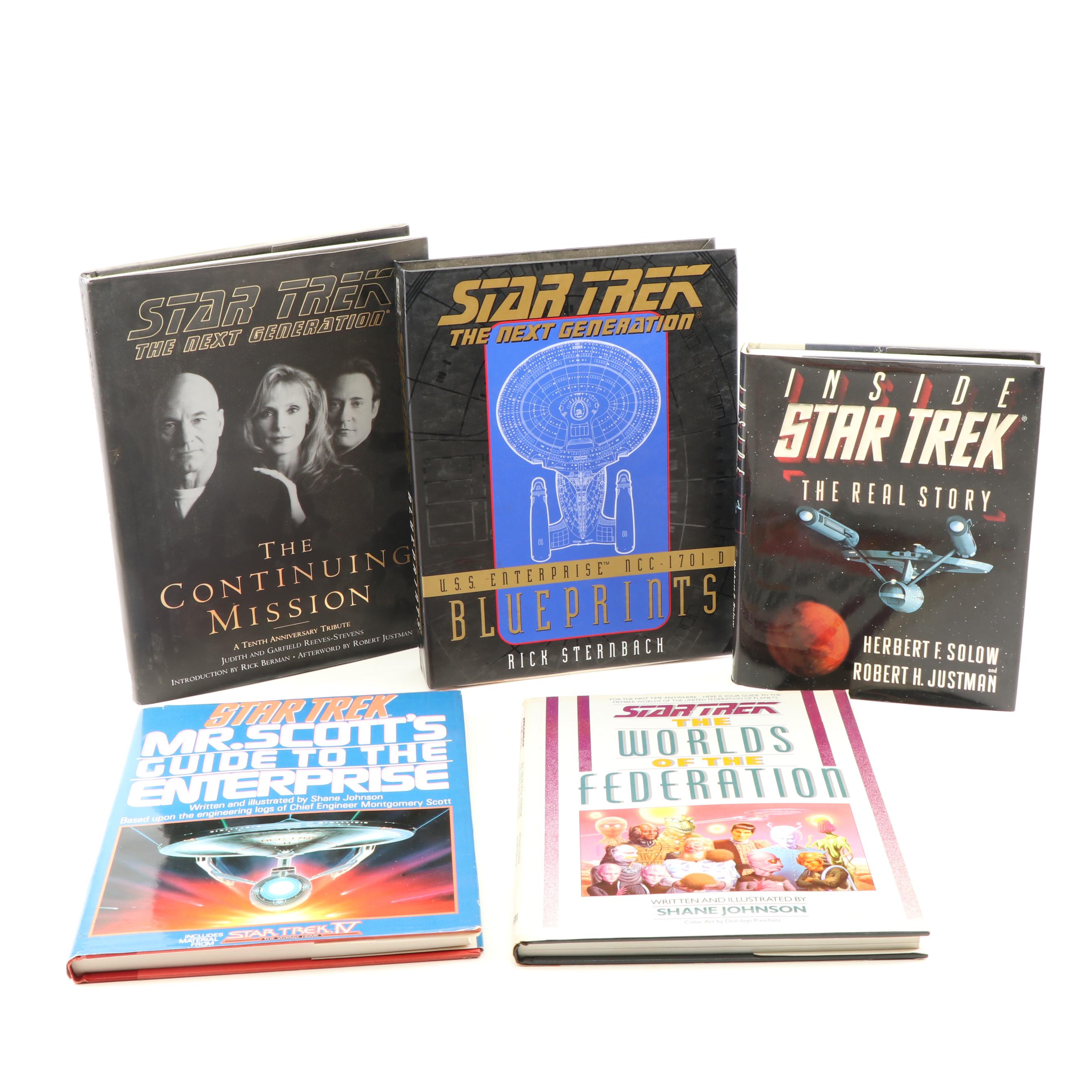 James Doohan Signed "Star Trek: Mr. Scott's Guide to the Enterprise" and More